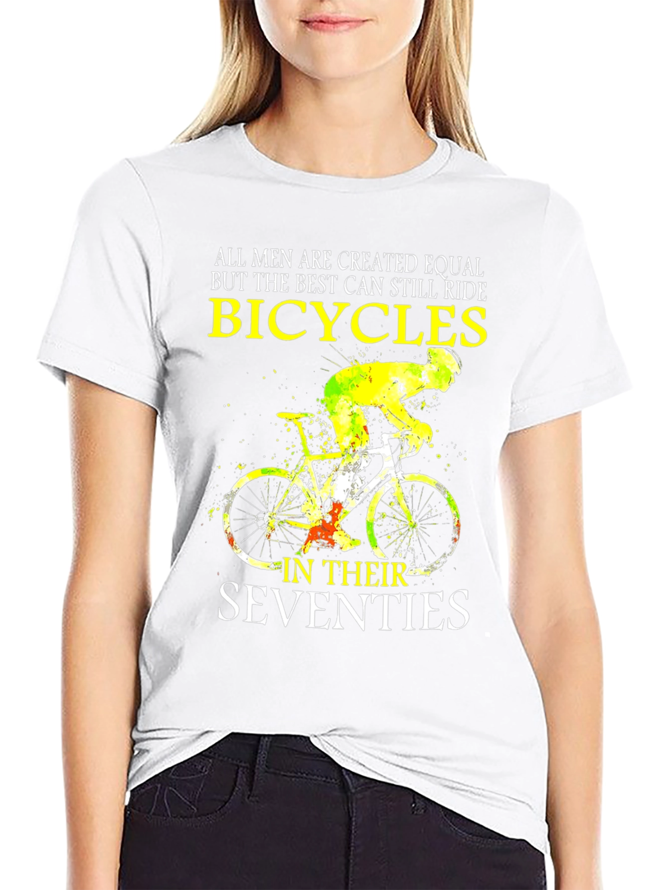 Bicycles Seventies Mens Black Graphic Tee