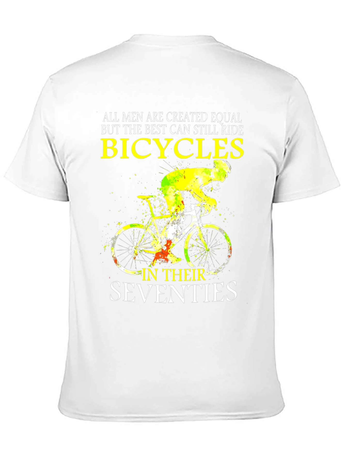 Bicycles Seventies Mens Black Graphic Tee