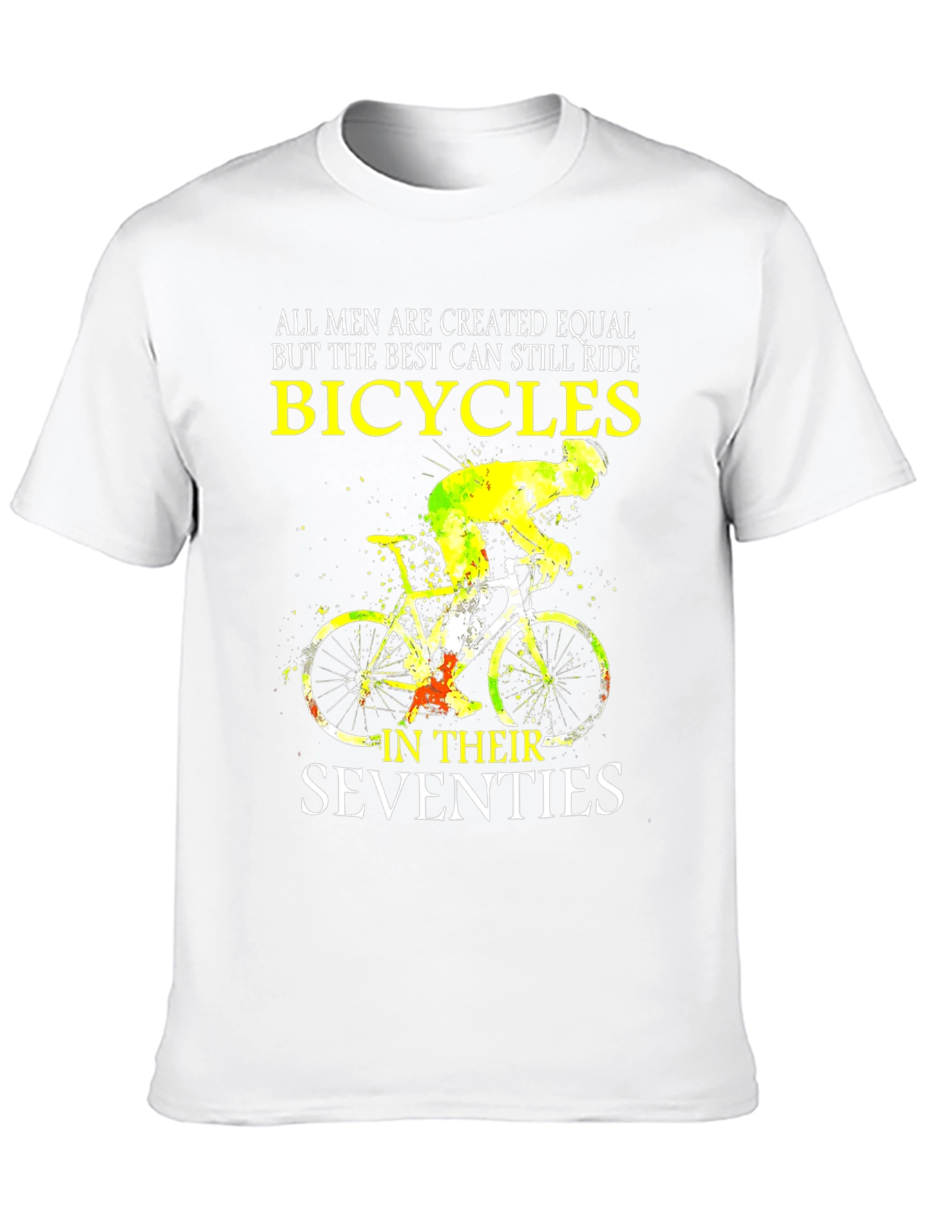 Bicycles Seventies Mens Black Graphic Tee
