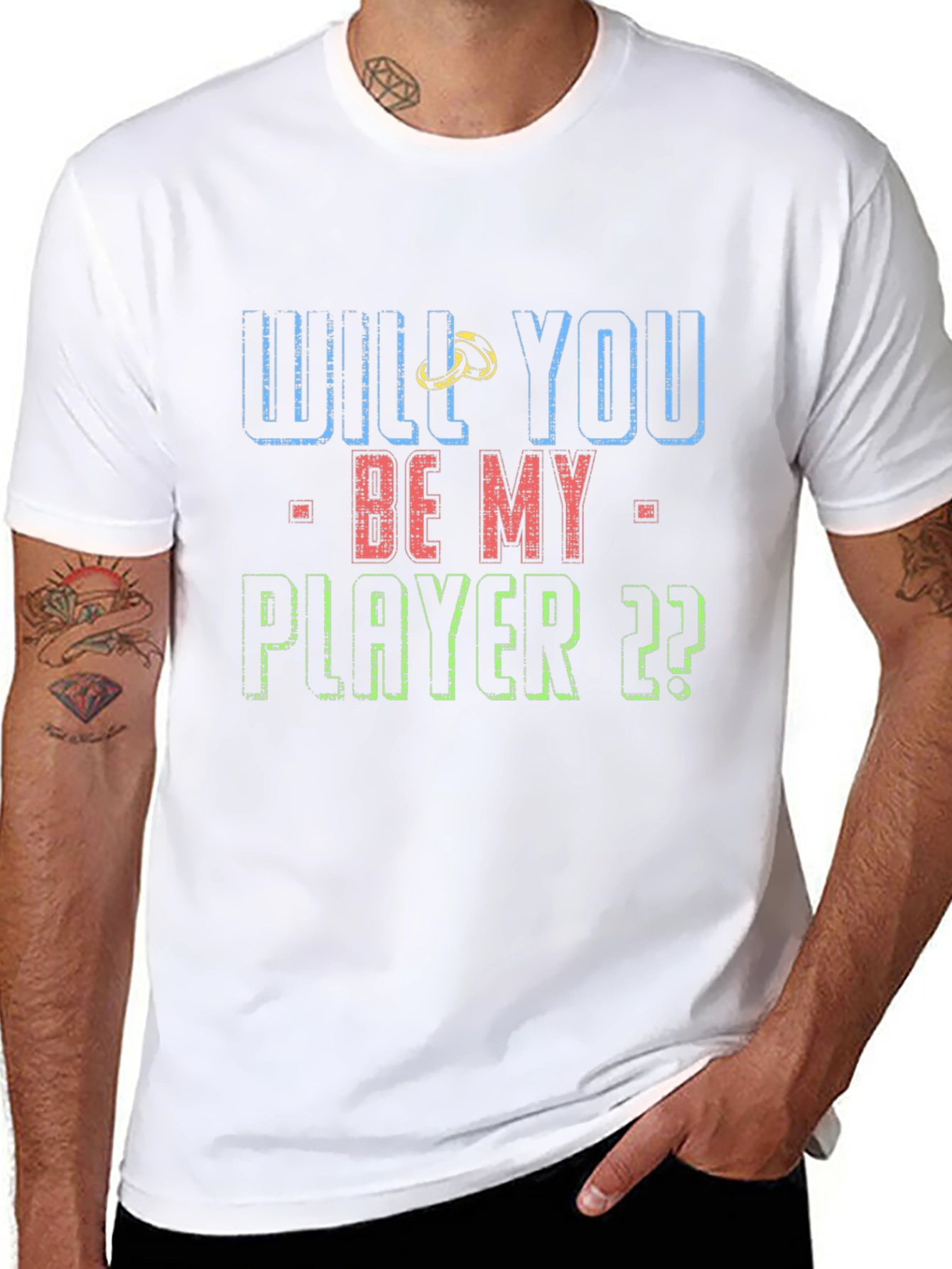 Will You Be My Player T-Shirt: Graphic Tee