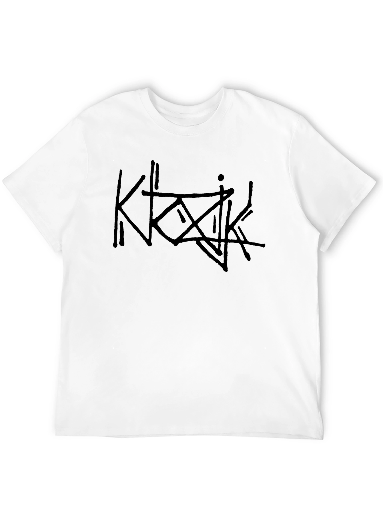 Edgy Black Graphic Tee - Unisex Casual Wear