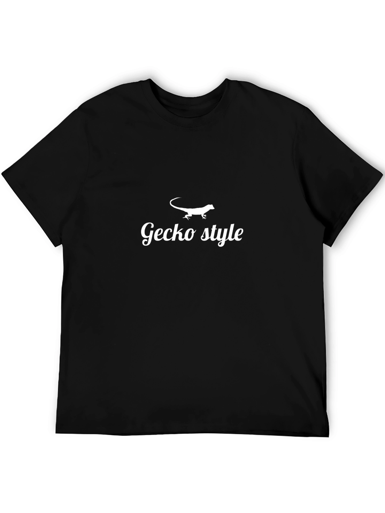 Gecko Style Black T-Shirt