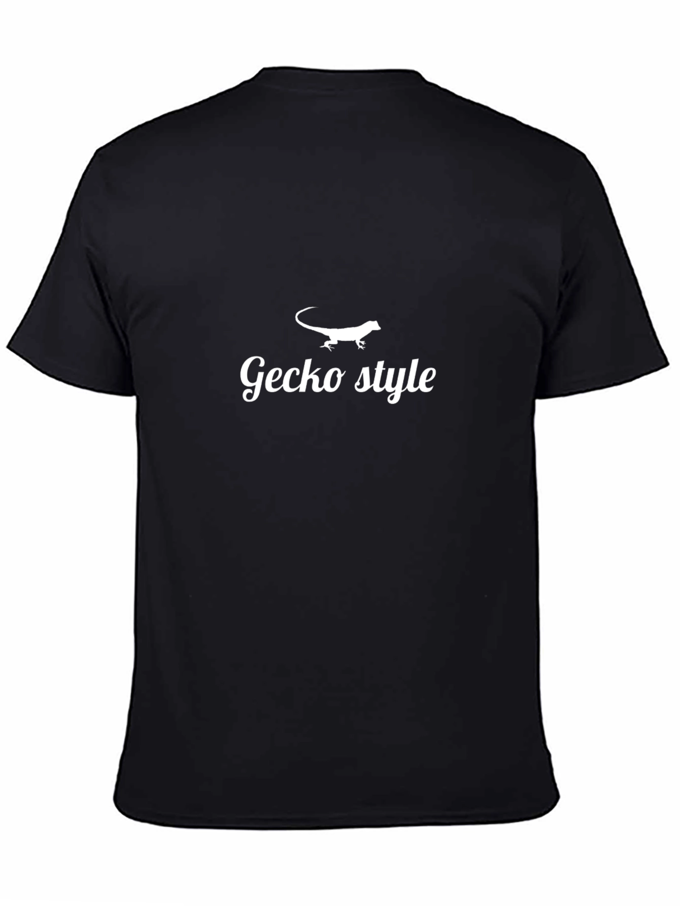 Gecko Style Black T-Shirt