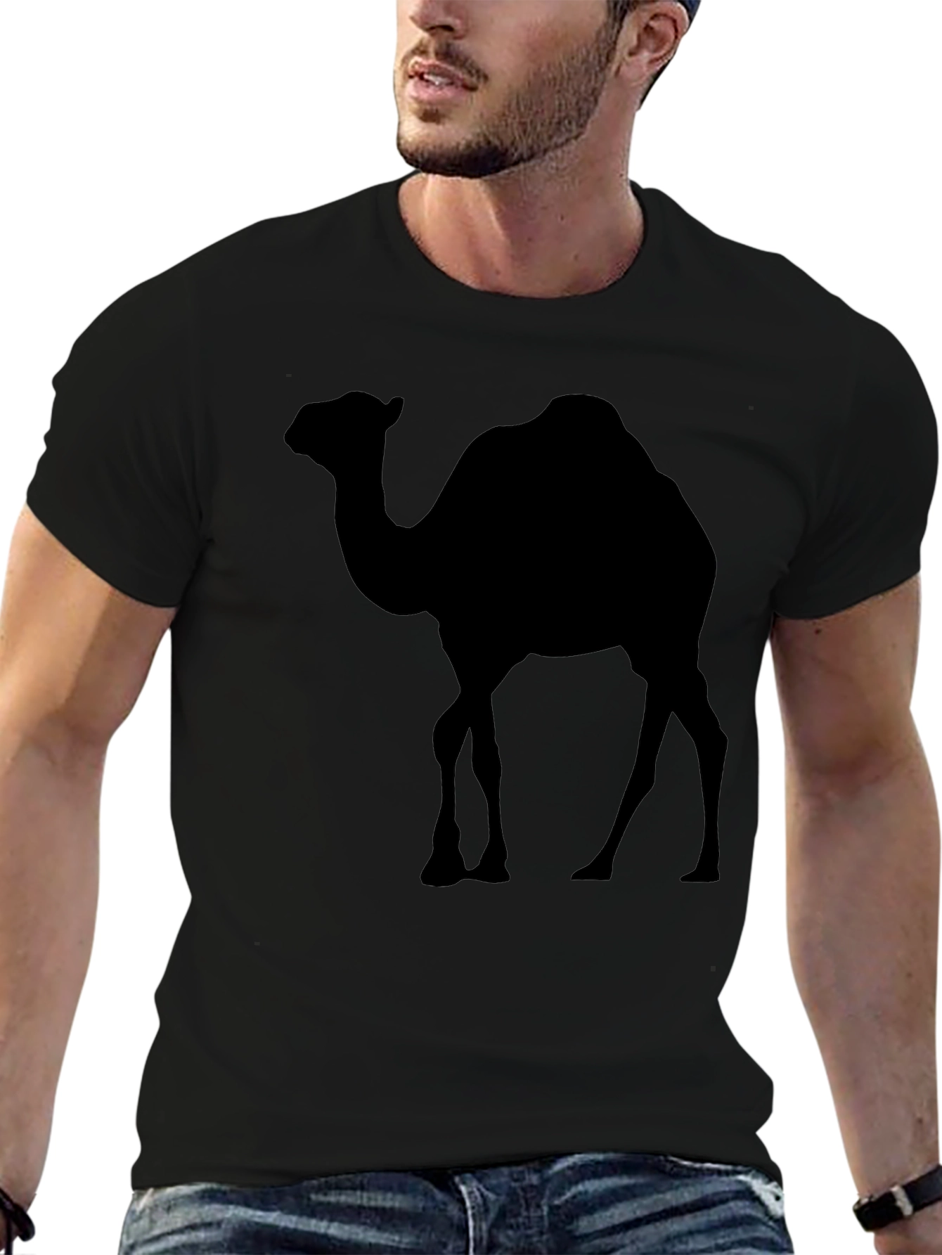 Camel Silhouette Graphic T-Shirt