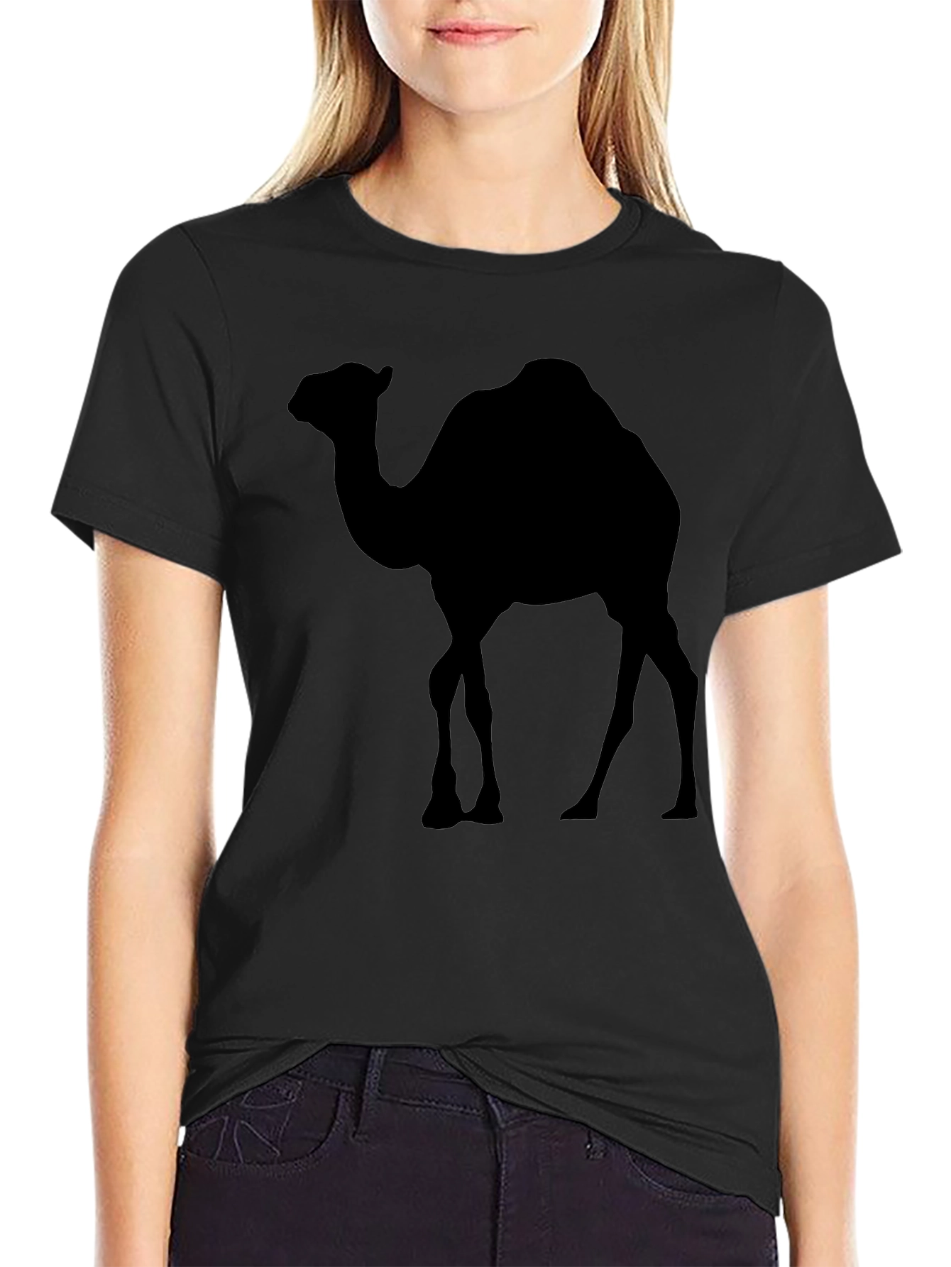 Camel Silhouette Graphic T-Shirt