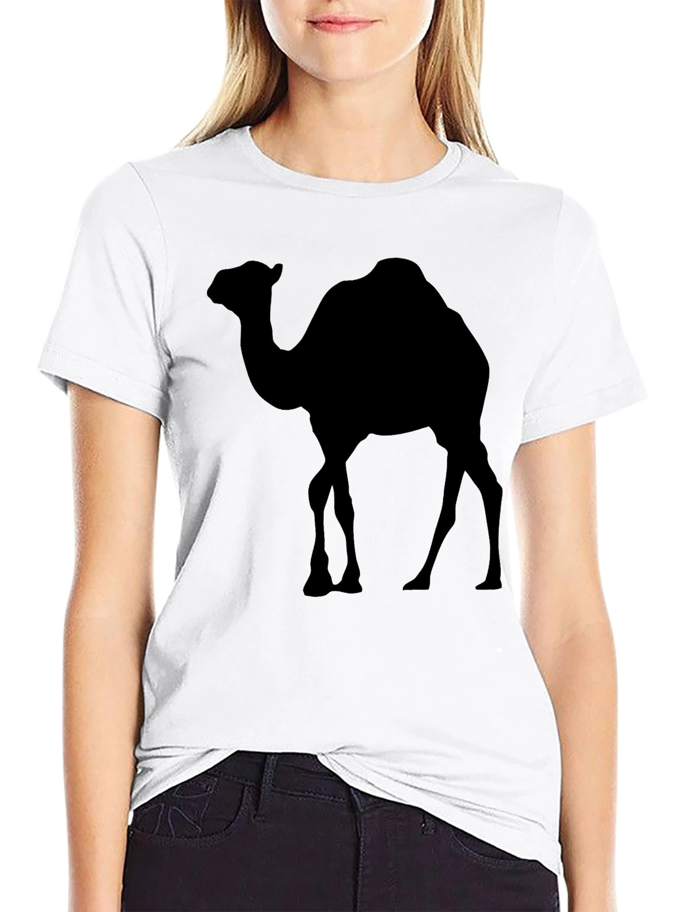 Camel Silhouette Graphic T-Shirt