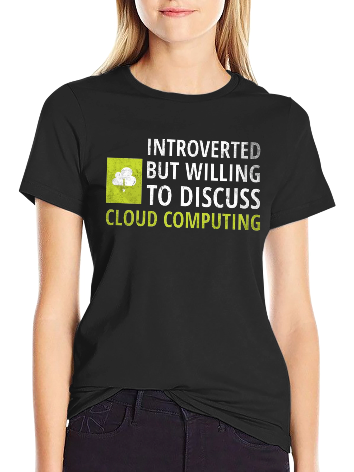 Introverted Cloud Computing T-Shirt