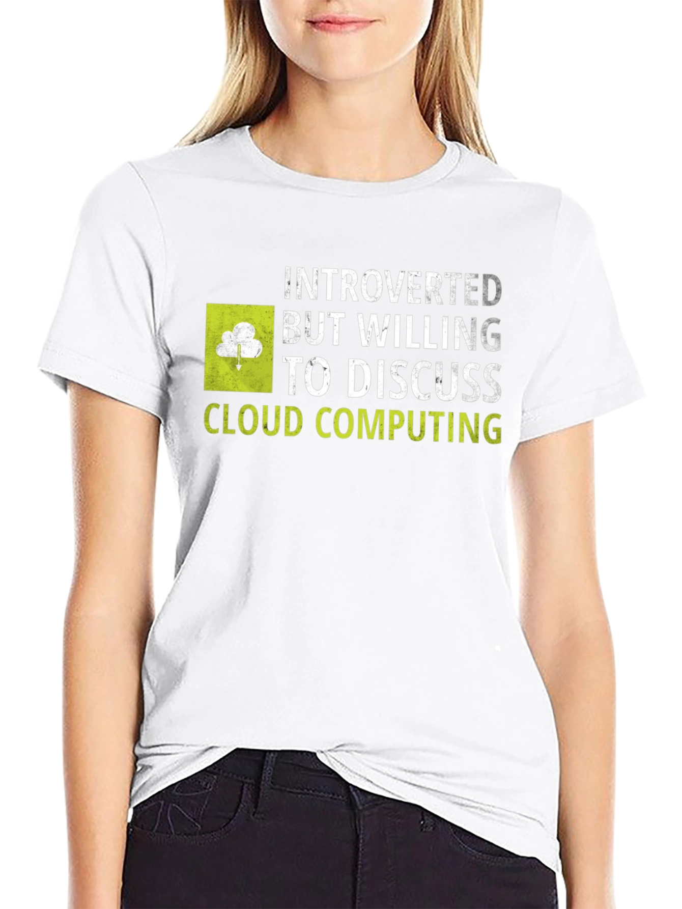 Introverted Cloud Computing T-Shirt