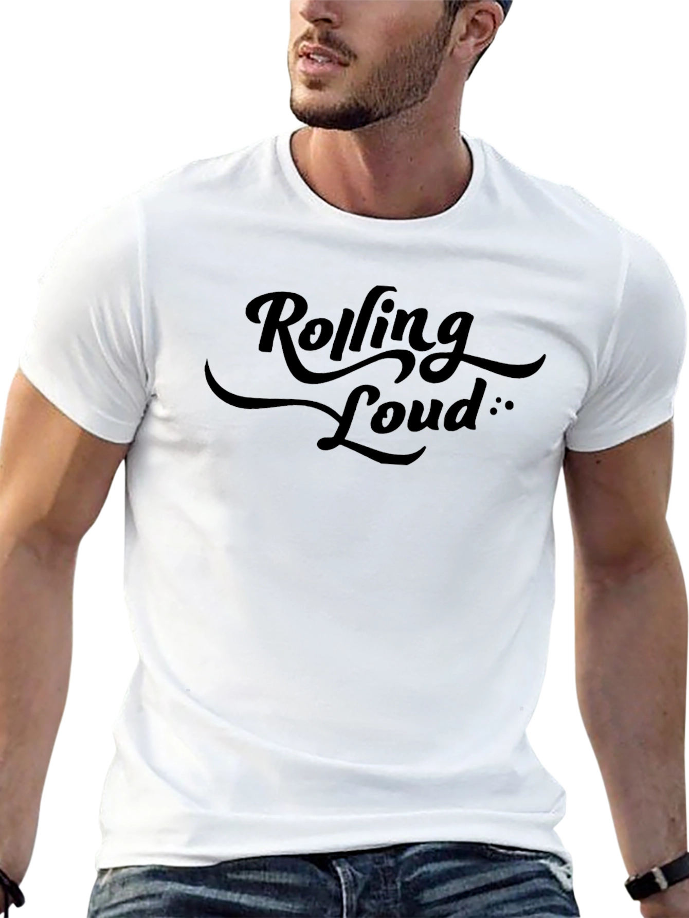 Rolling Loud Black Graphic Tee