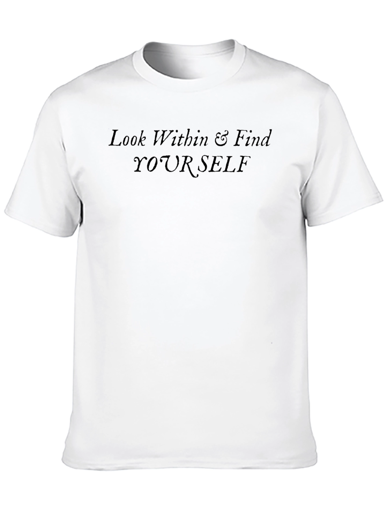 Inspirational Look Within Black T-Shirt