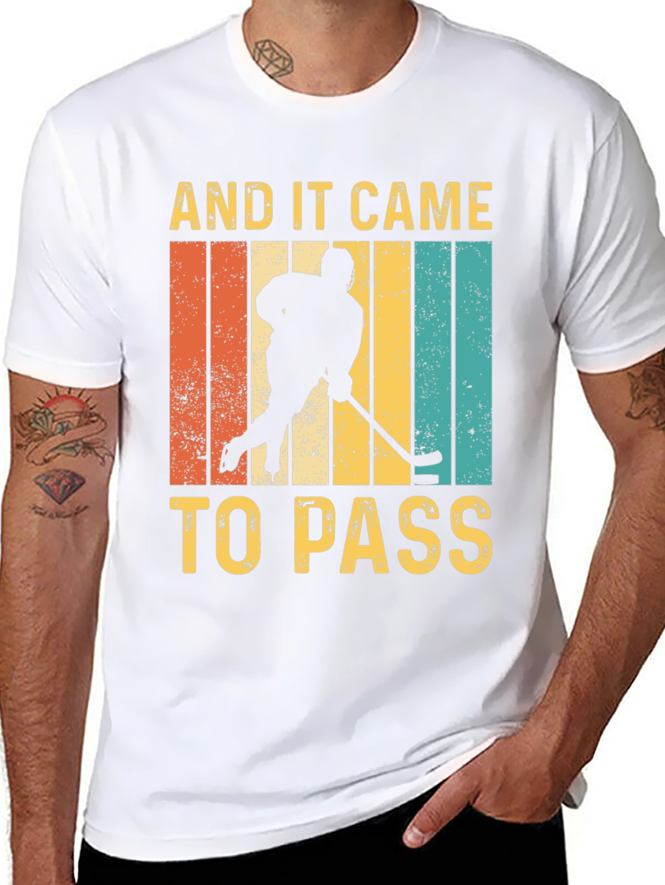 And It Came To Pass Hockey Graphic T-Shirt