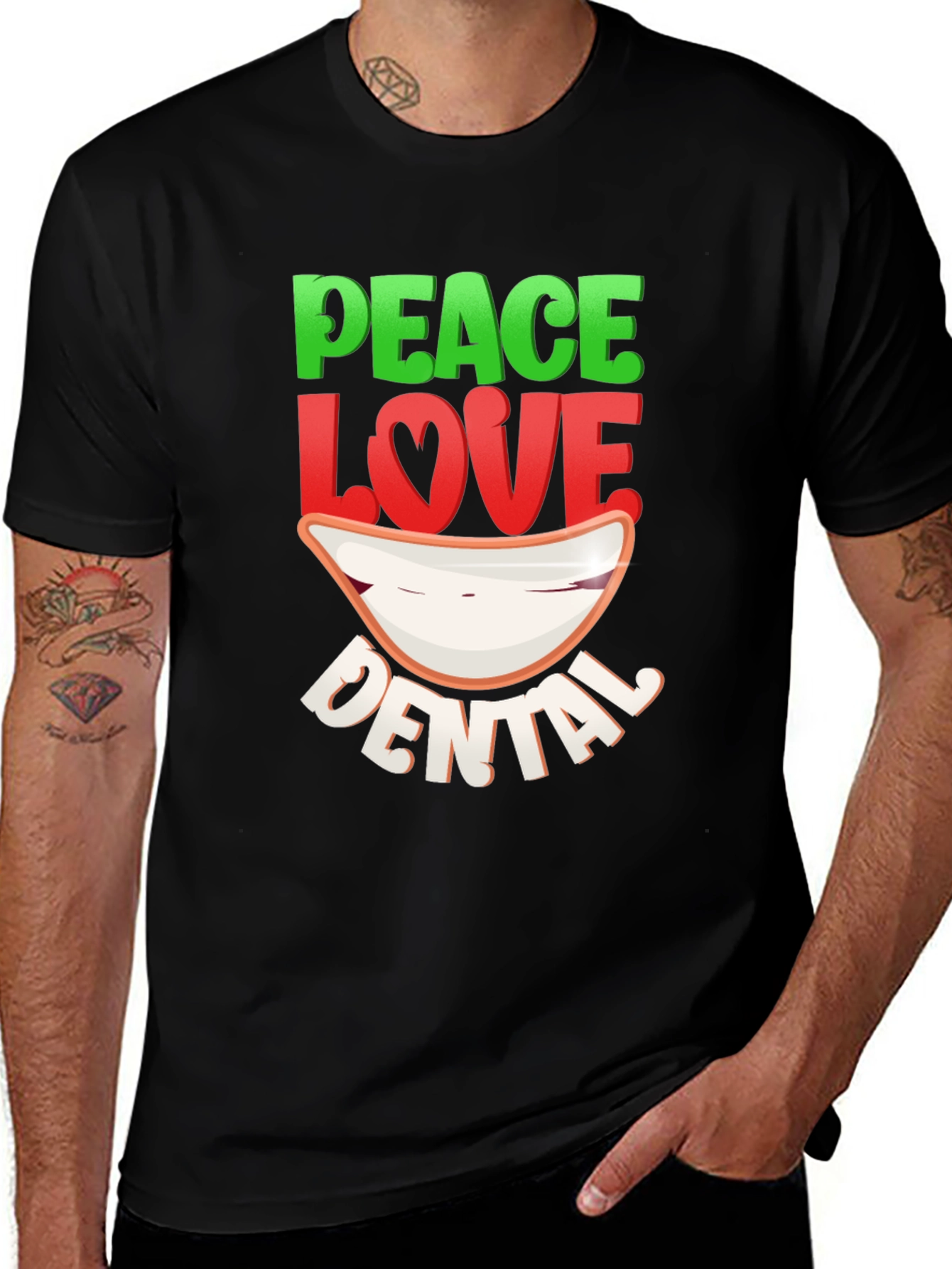 Peace Love Dental T-Shirt - Dentist Gift