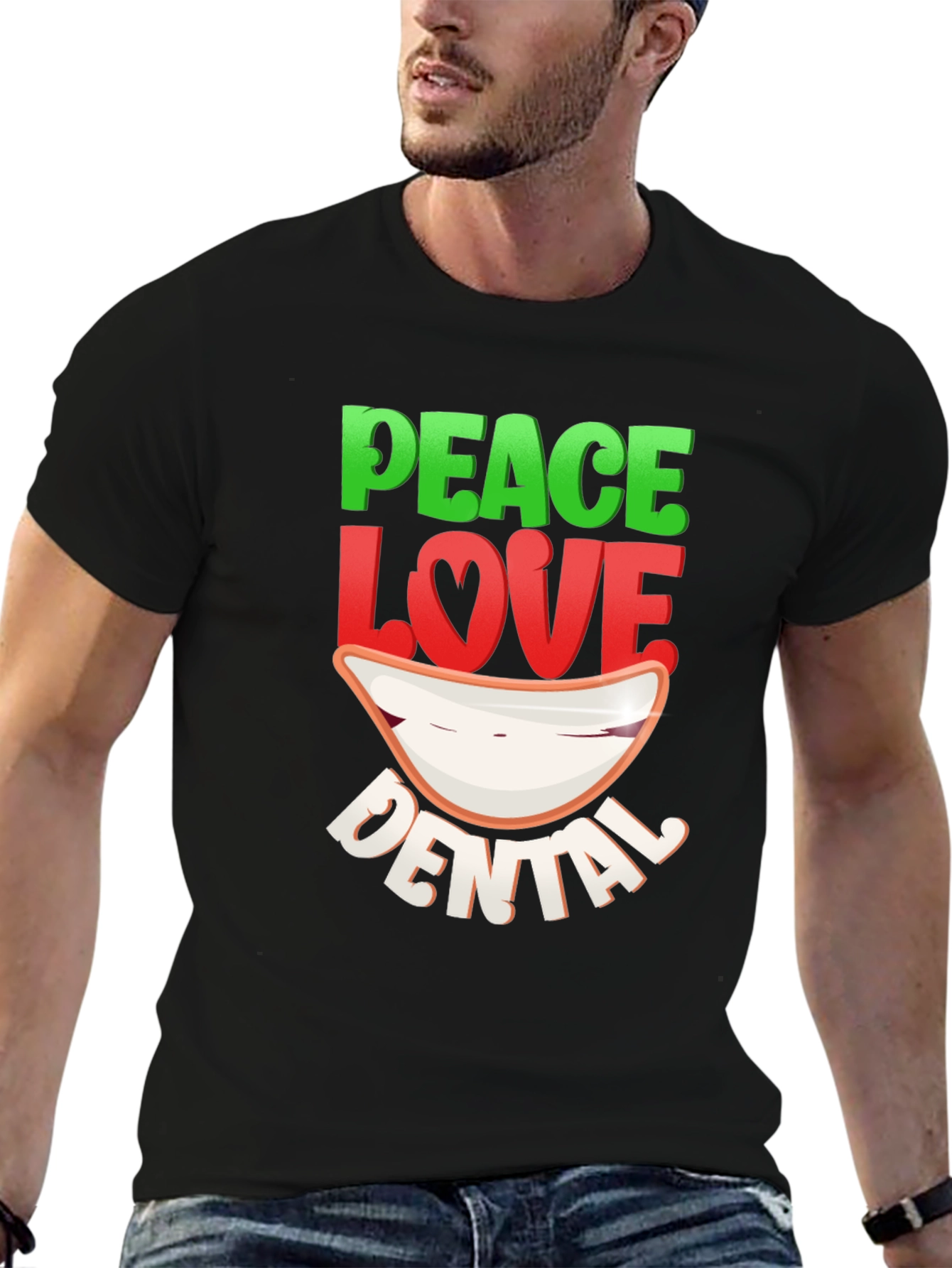 Peace Love Dental T-Shirt - Dentist Gift