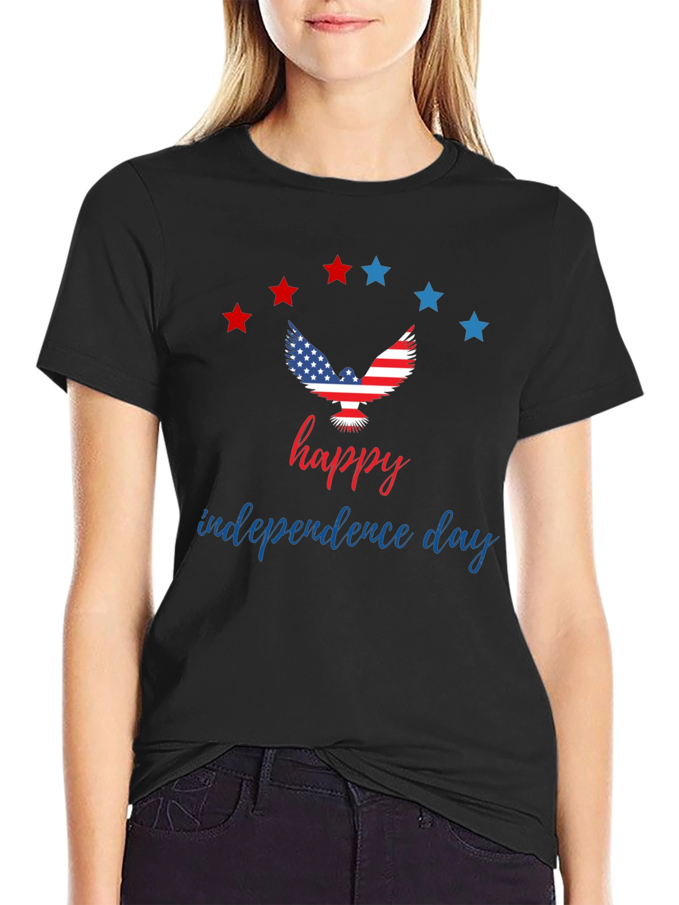 Patriotic Eagle Independence Day T-Shirt