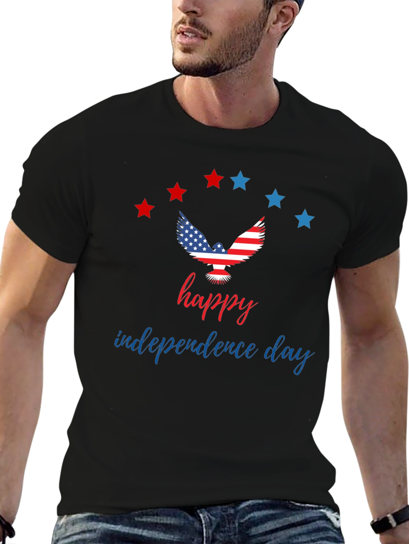 Patriotic Eagle Independence Day T-Shirt