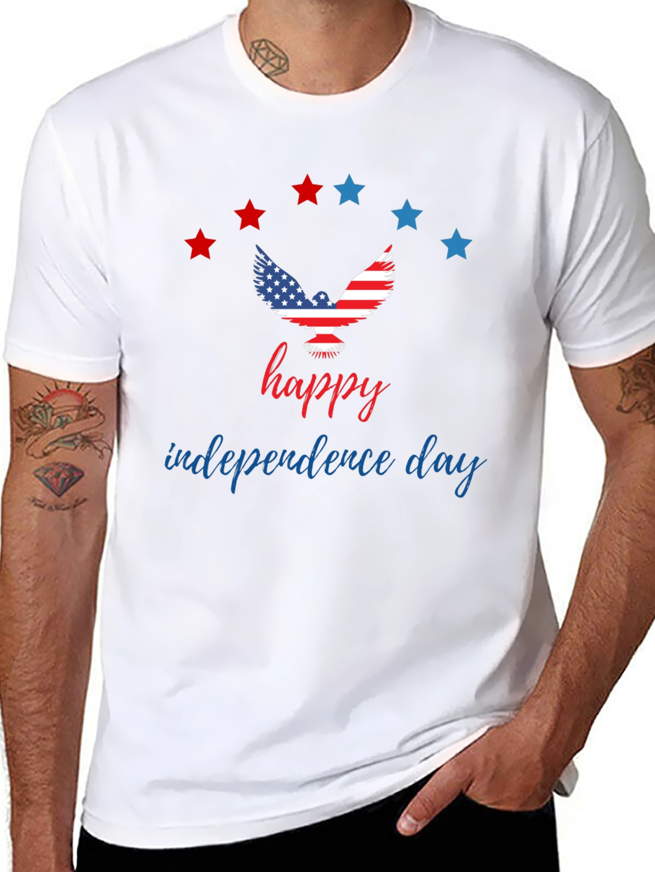 Patriotic Eagle Independence Day T-Shirt