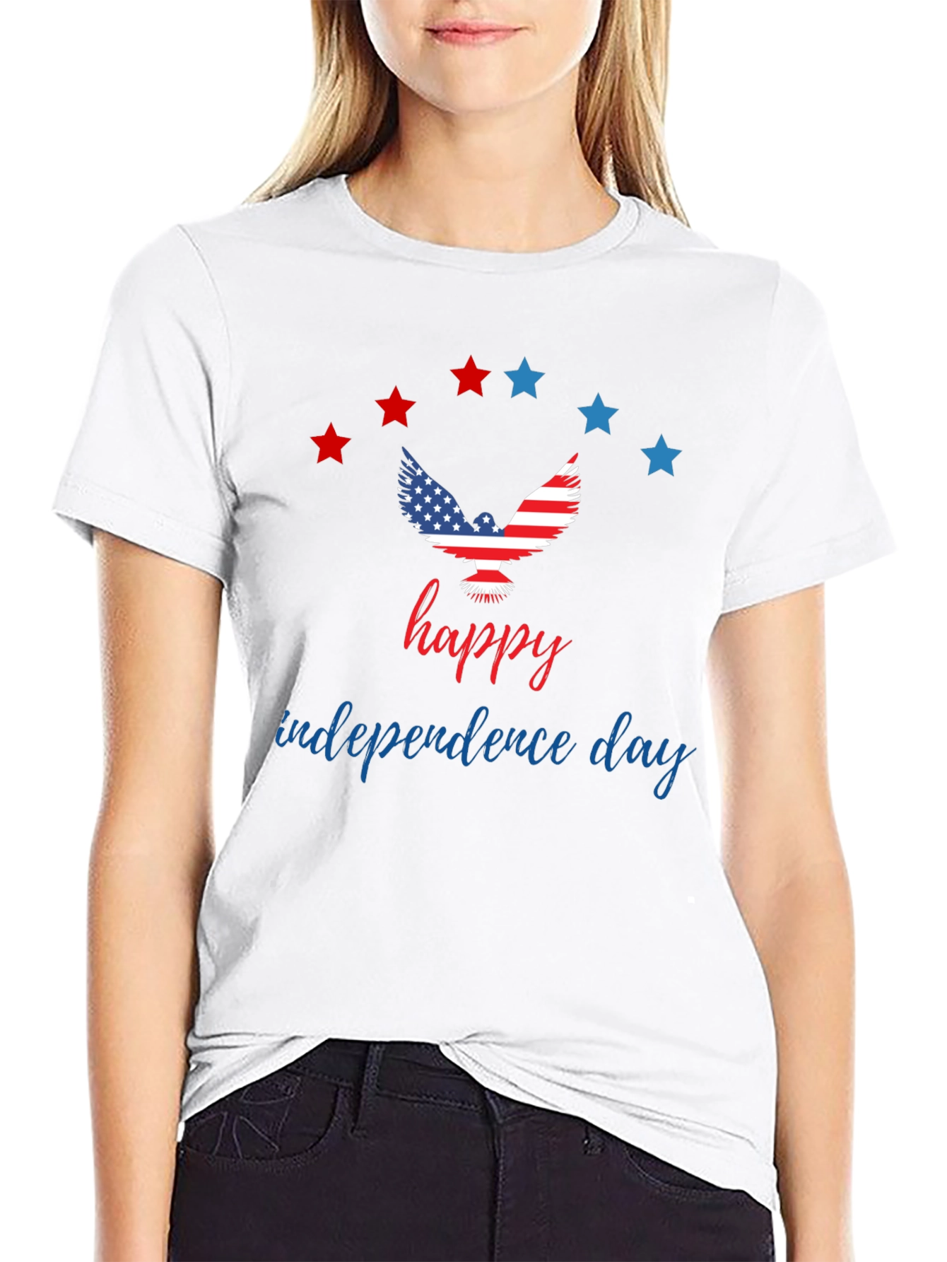 Patriotic Eagle Independence Day T-Shirt