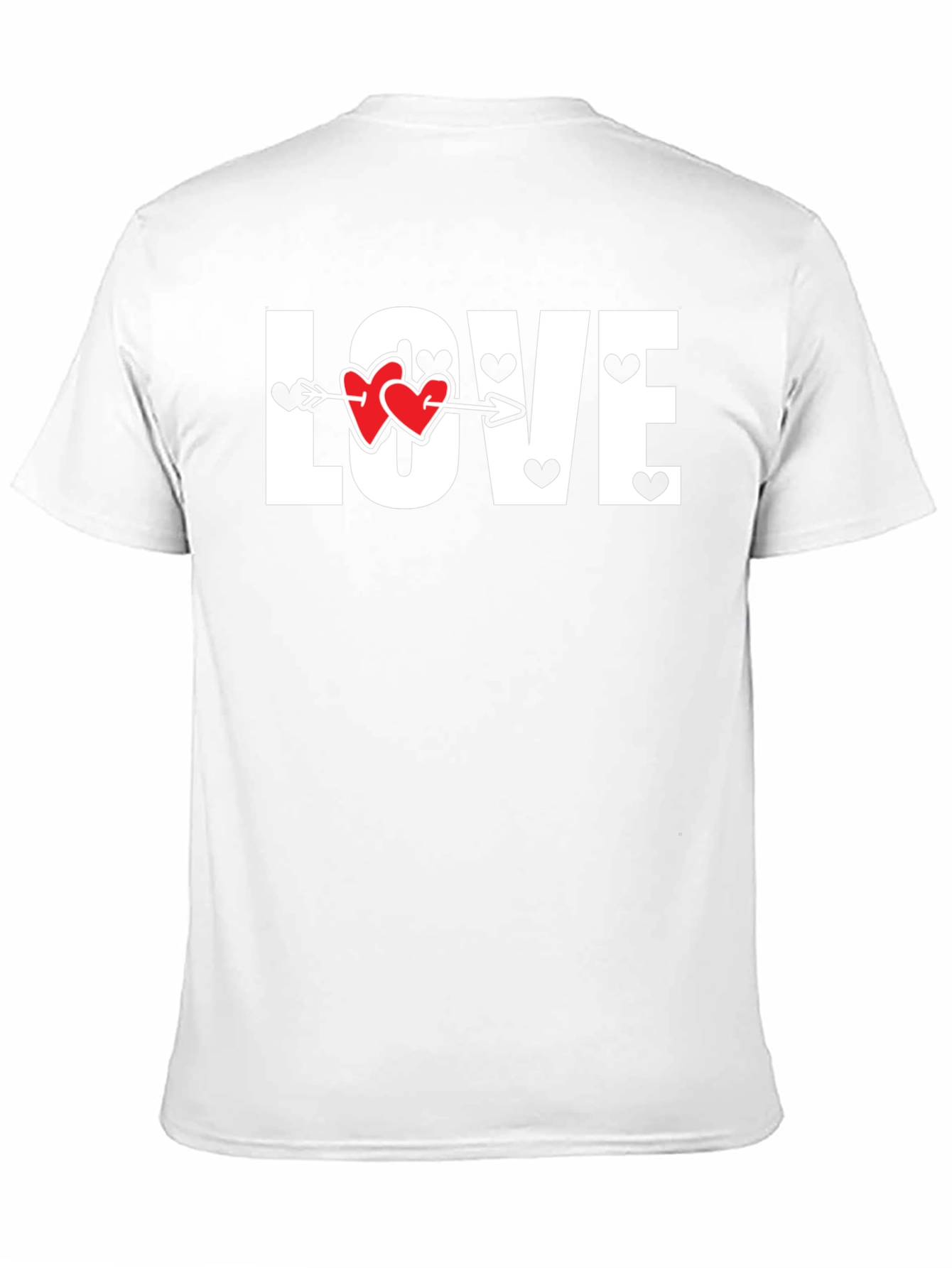 Love Heart Arrow Graphic Tee - Valentines Day Shirt