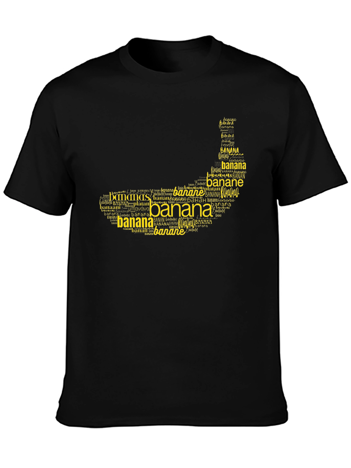 Banana Word Art T-Shirt