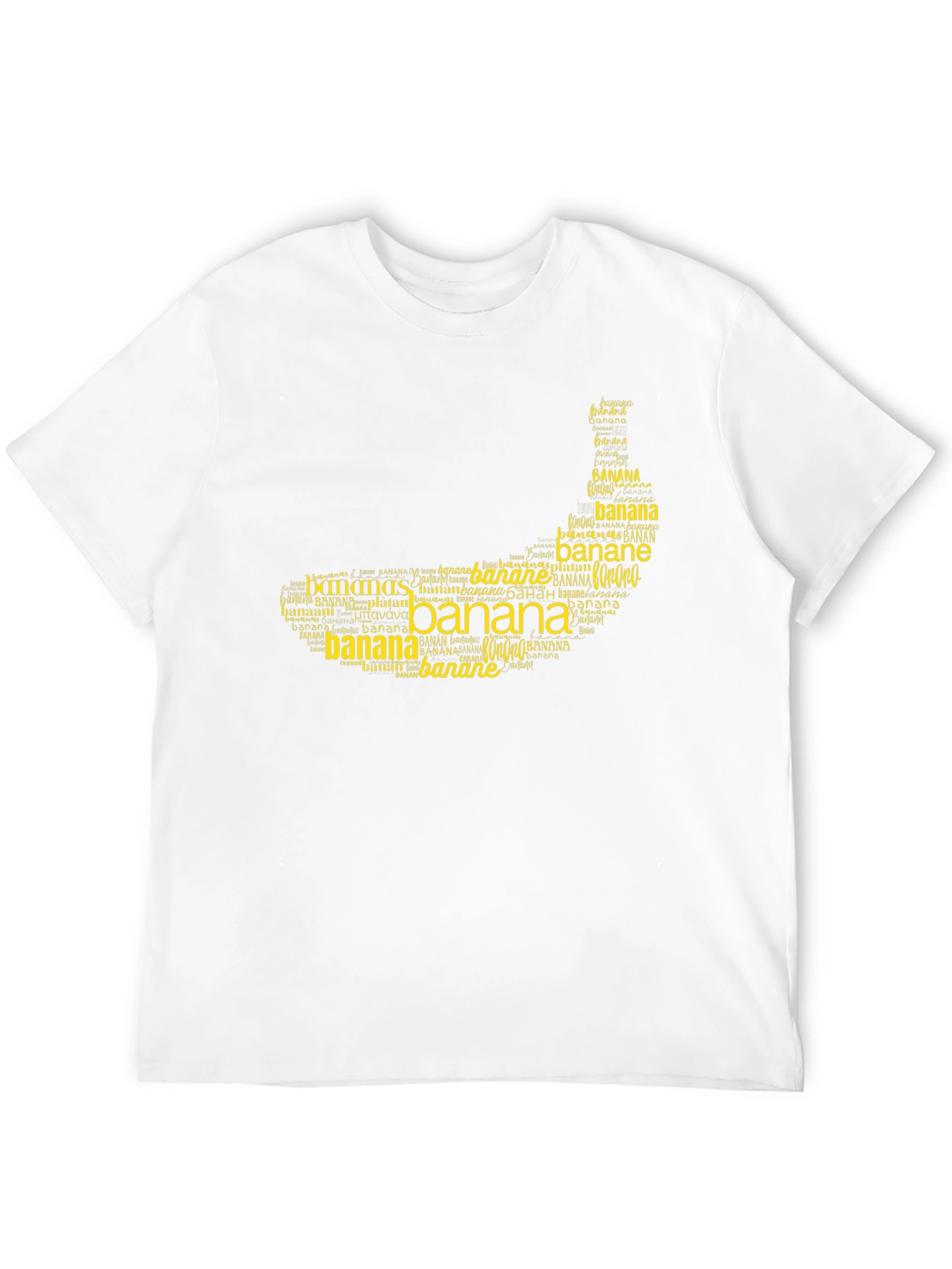 Banana Word Art T-Shirt