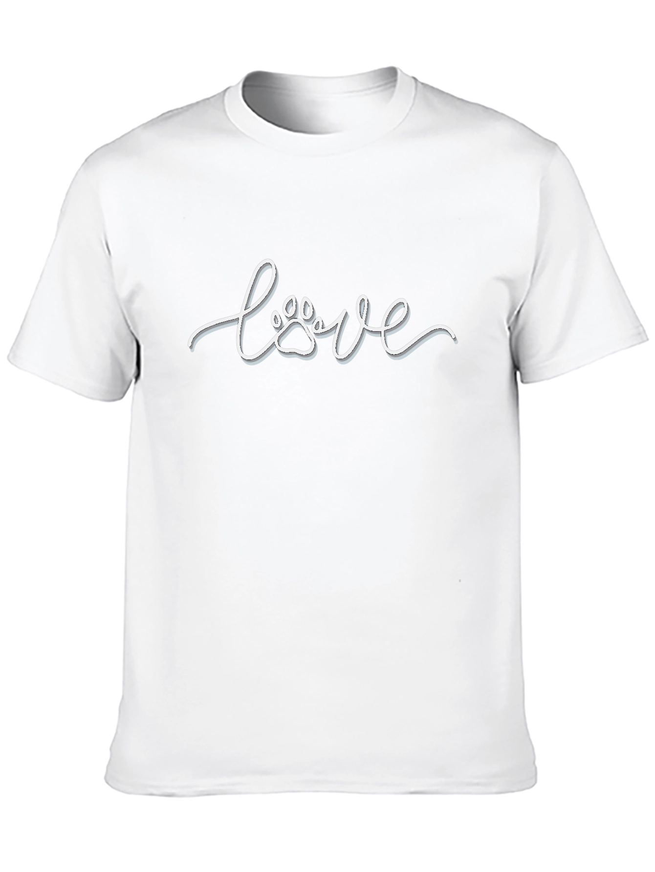 Paw Print Love T-Shirt - Unisex Tee