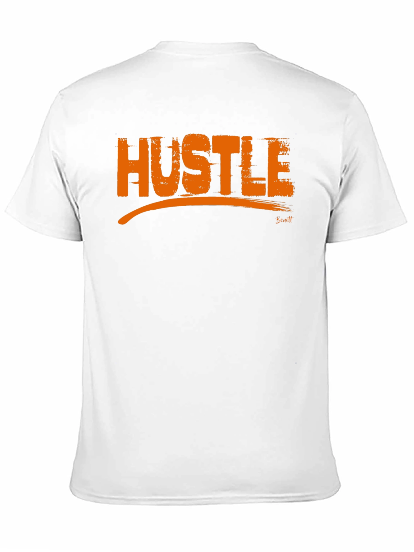 Hustle Graphic Tee - Mens Black Cotton T-Shirt