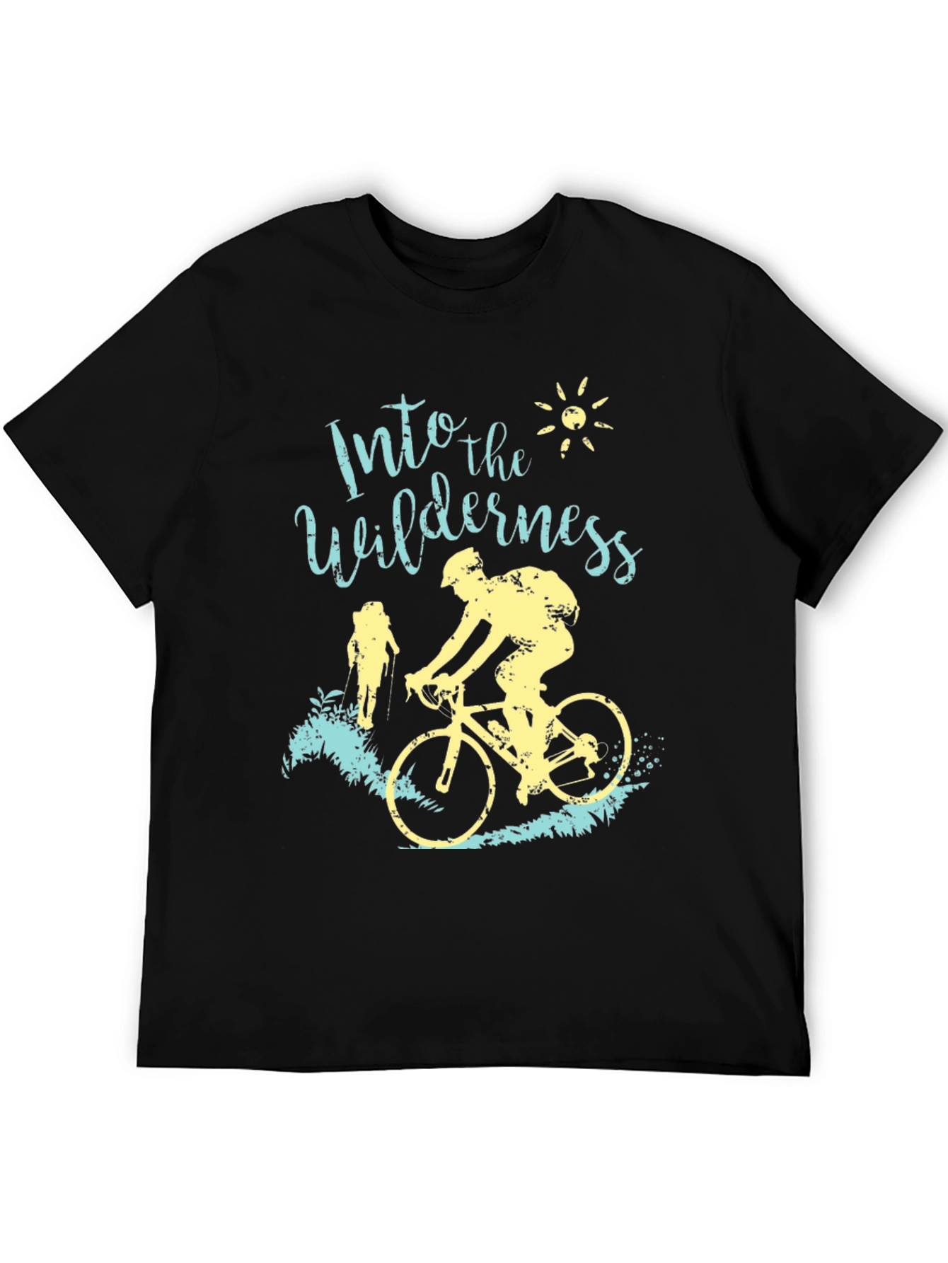 Into The Wilderness T-Shirt Biking and Hiking