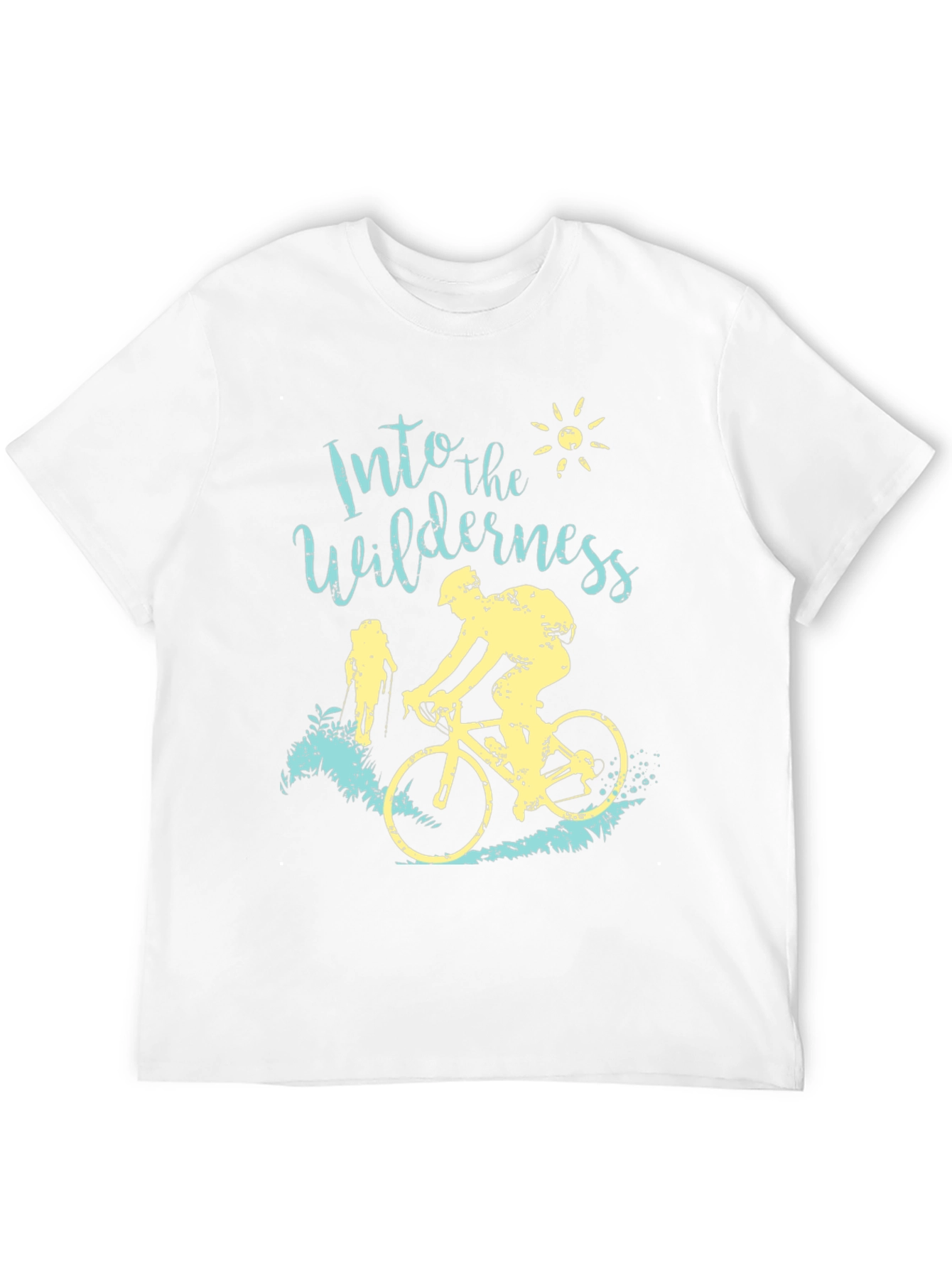 Into The Wilderness T-Shirt Biking and Hiking