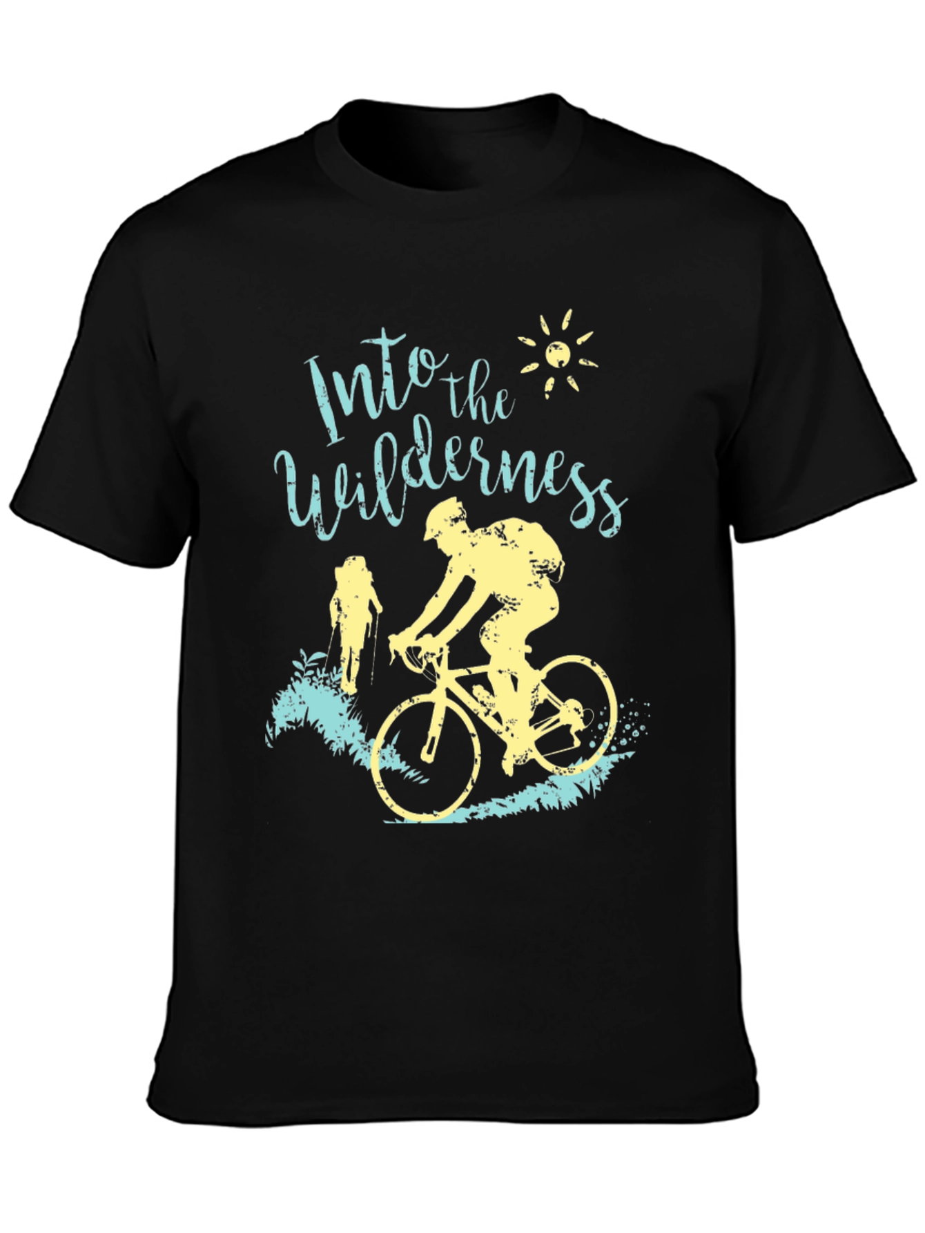 Into The Wilderness T-Shirt Biking and Hiking