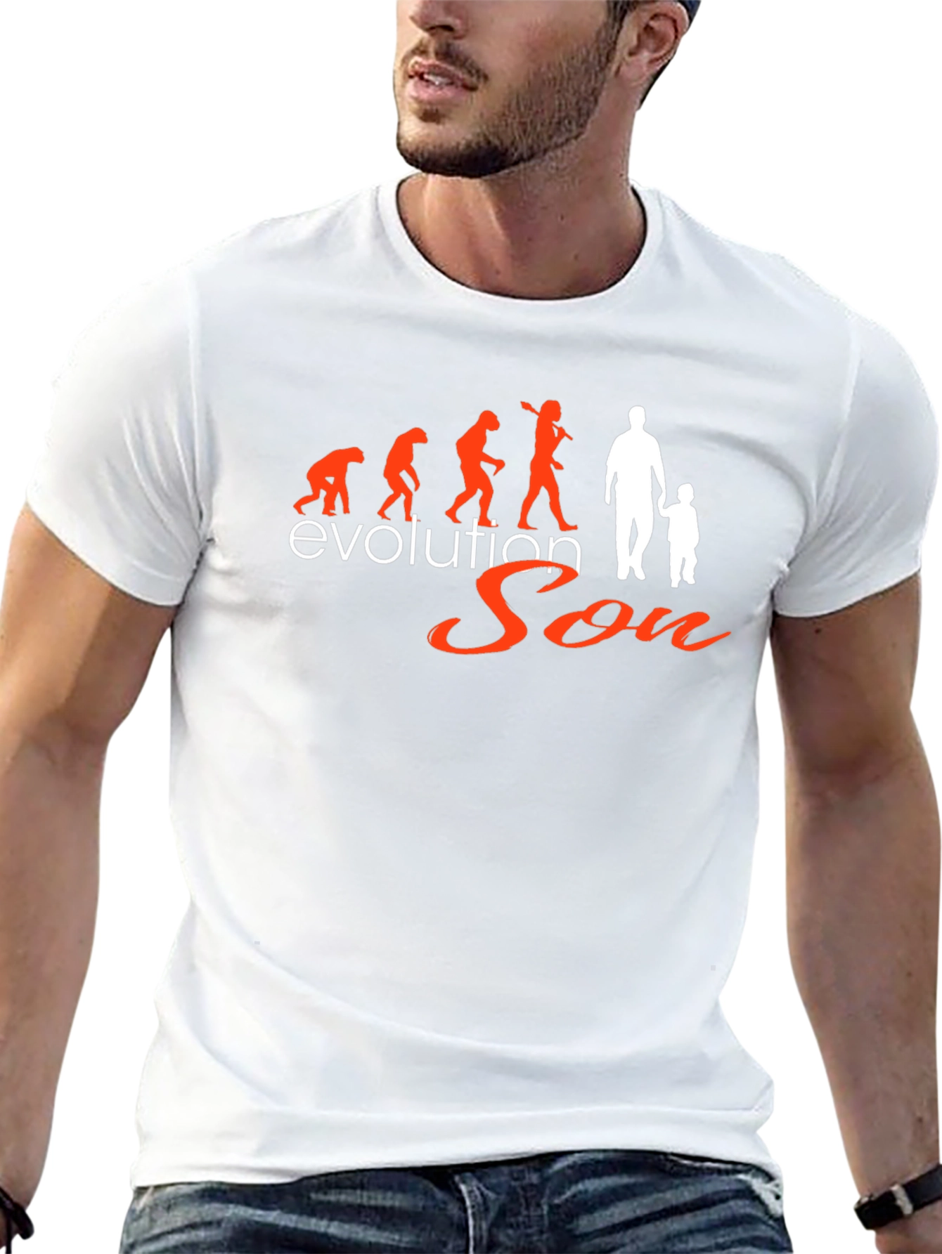 Evolution Son Graphic Tee - Black Mens T-Shirt