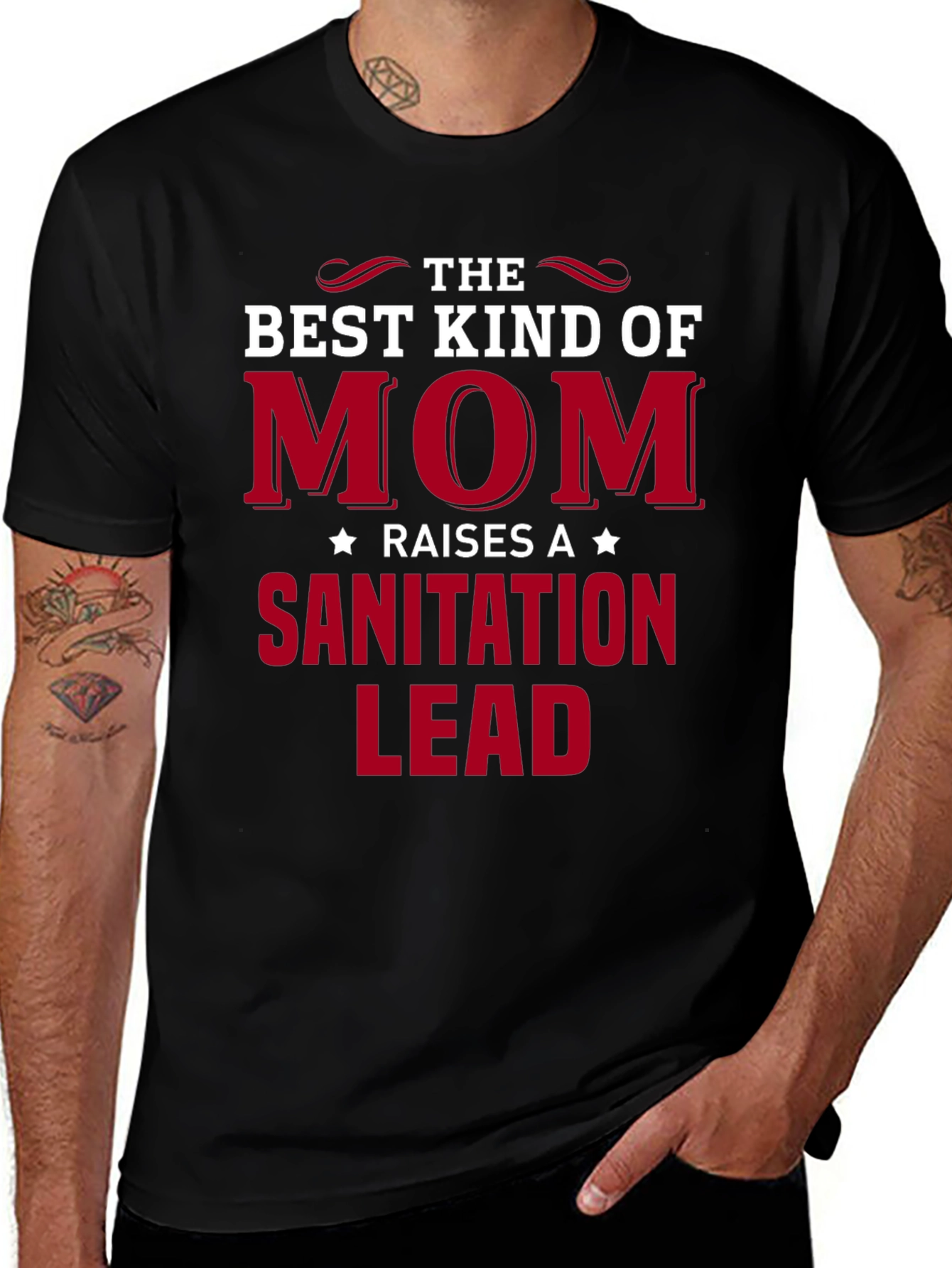 Best Mom Raises Sanitation Lead T-Shirt
