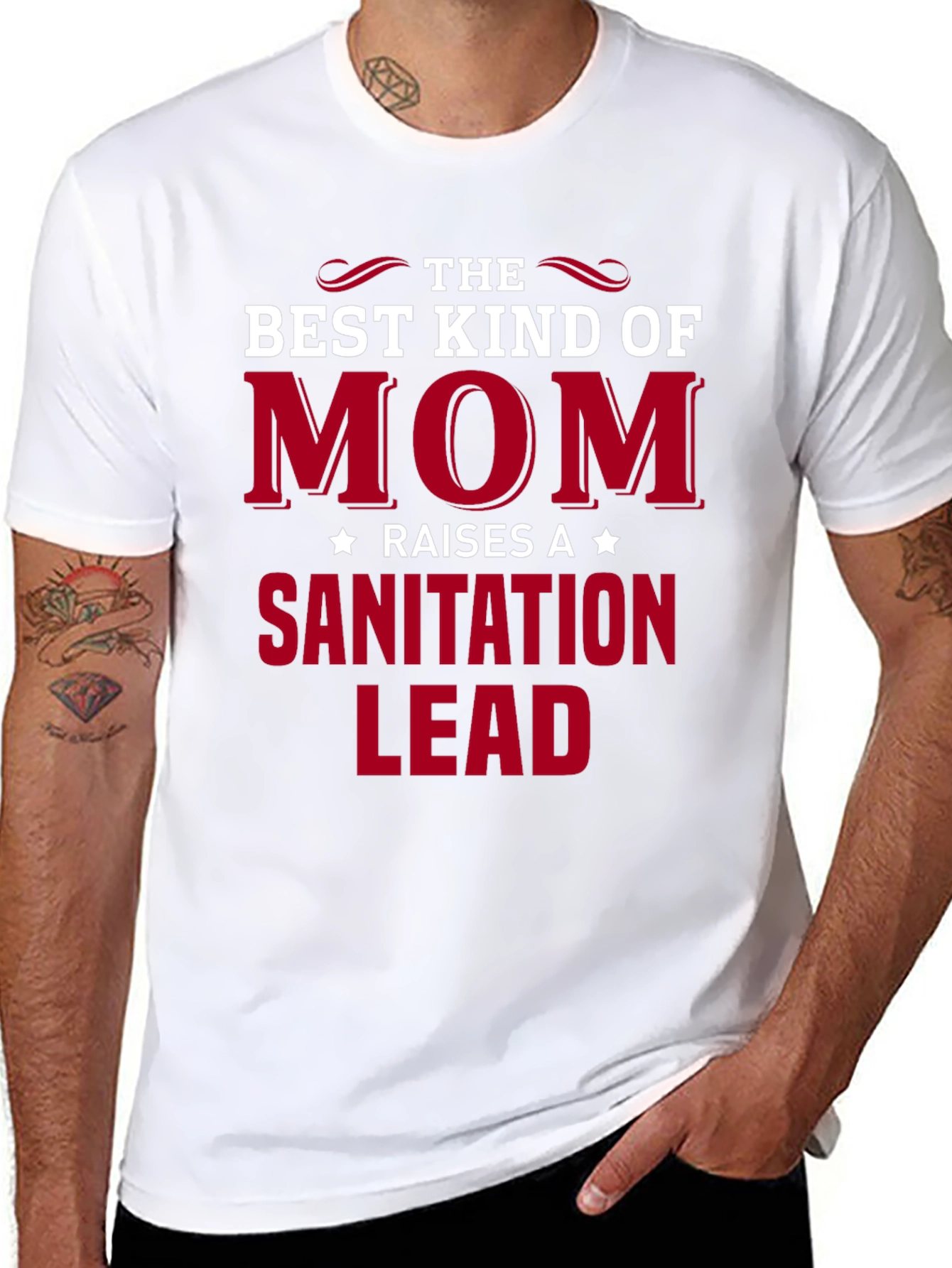 Best Mom Raises Sanitation Lead T-Shirt
