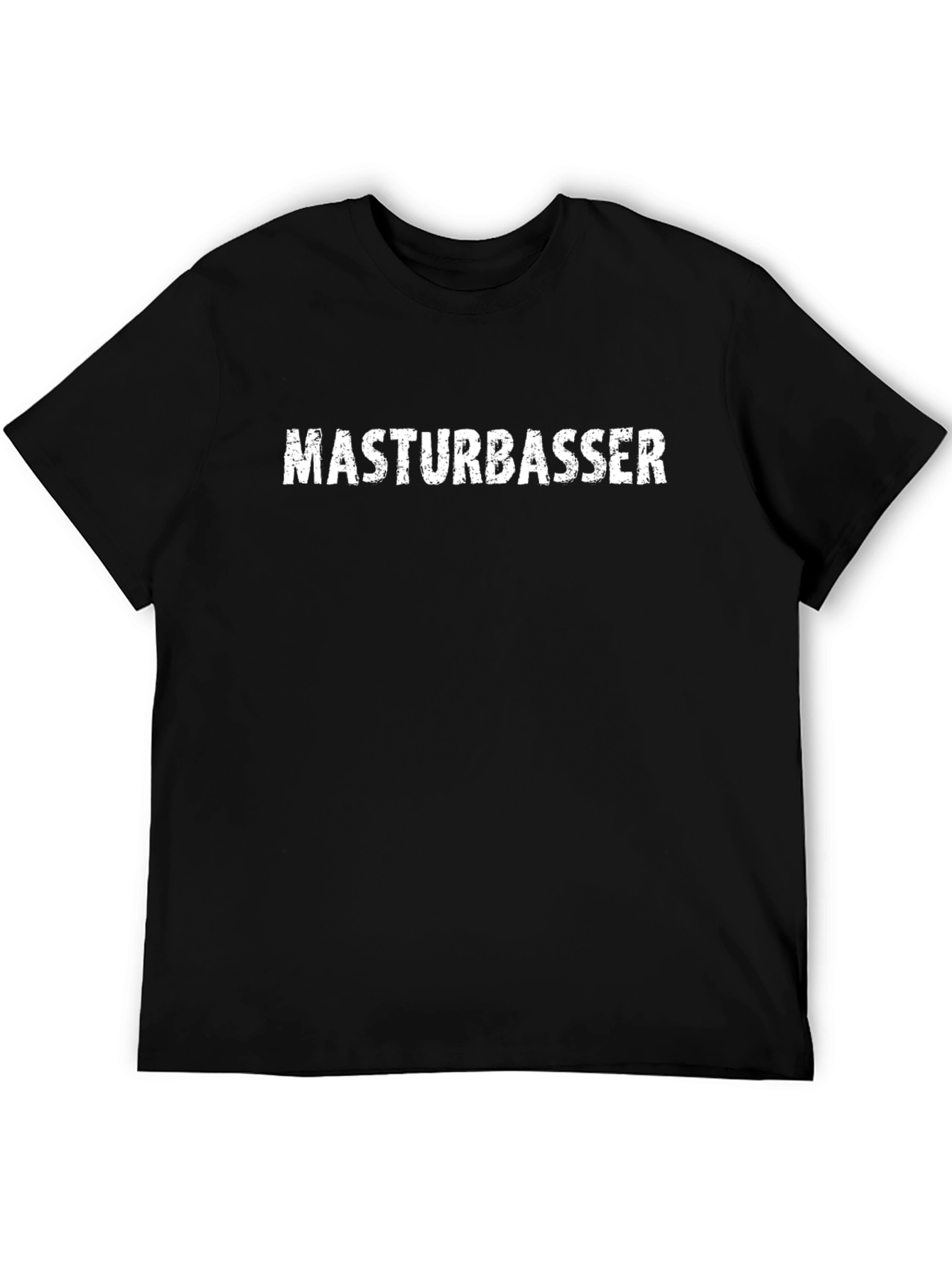 Masturbasser Graphic Novelty T-Shirt - Black
