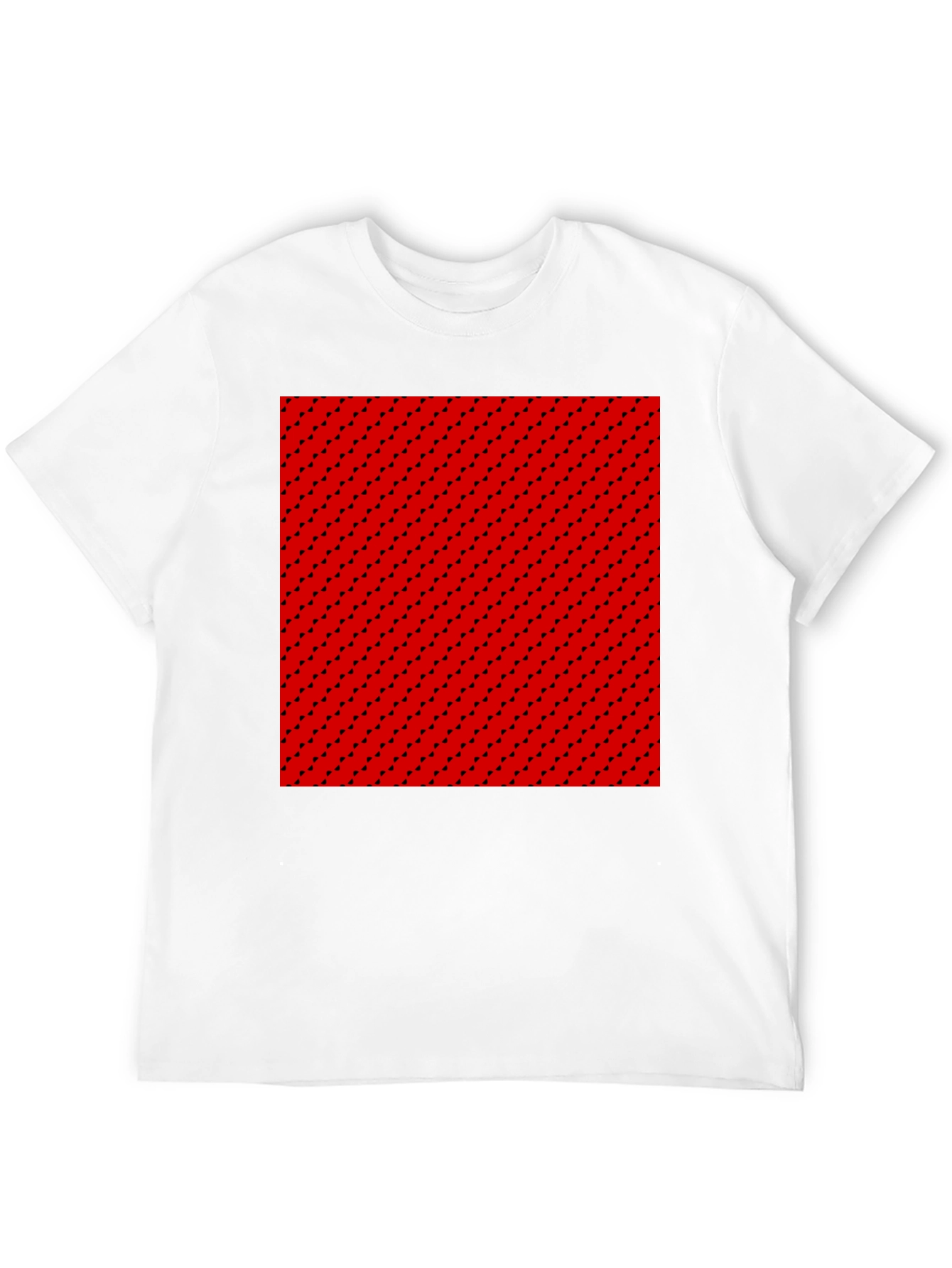 Red Patterned Tee
