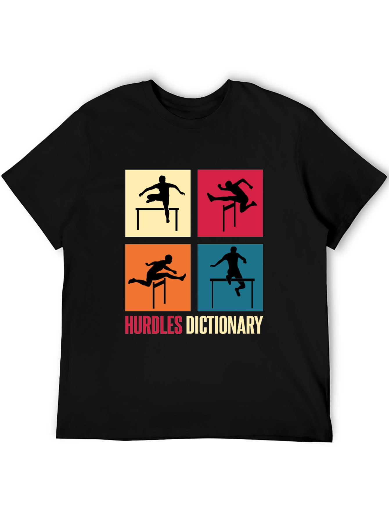 Hurdles Dictionary Graphic T-Shirt for Athletes