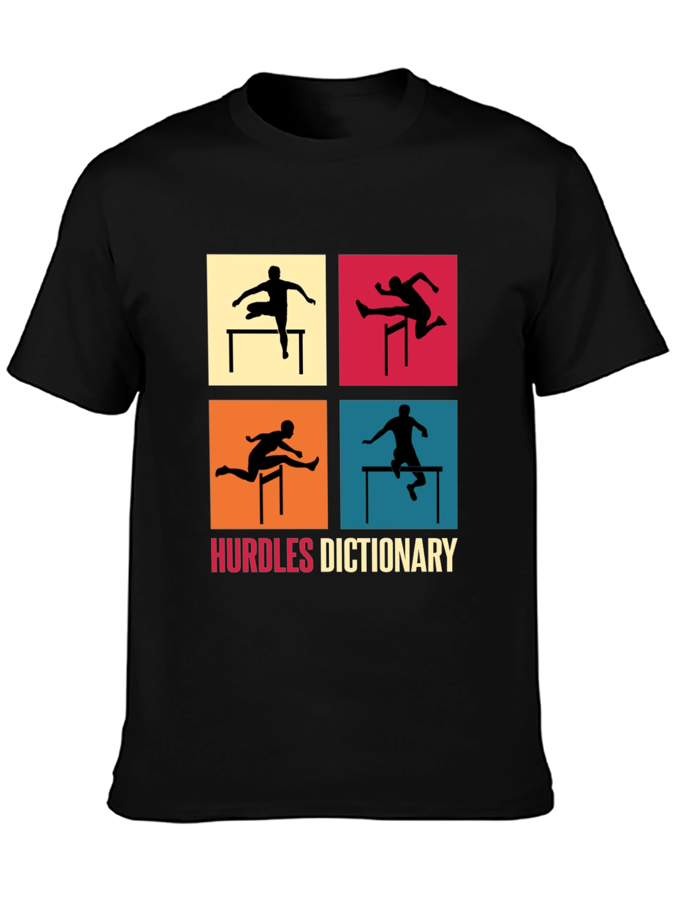Hurdles Dictionary Graphic T-Shirt for Athletes