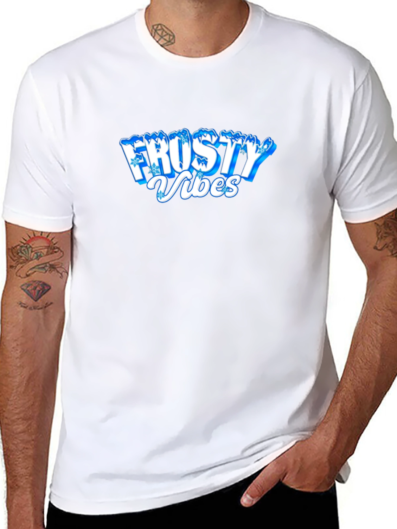 Frosty Vibes Black T-Shirt