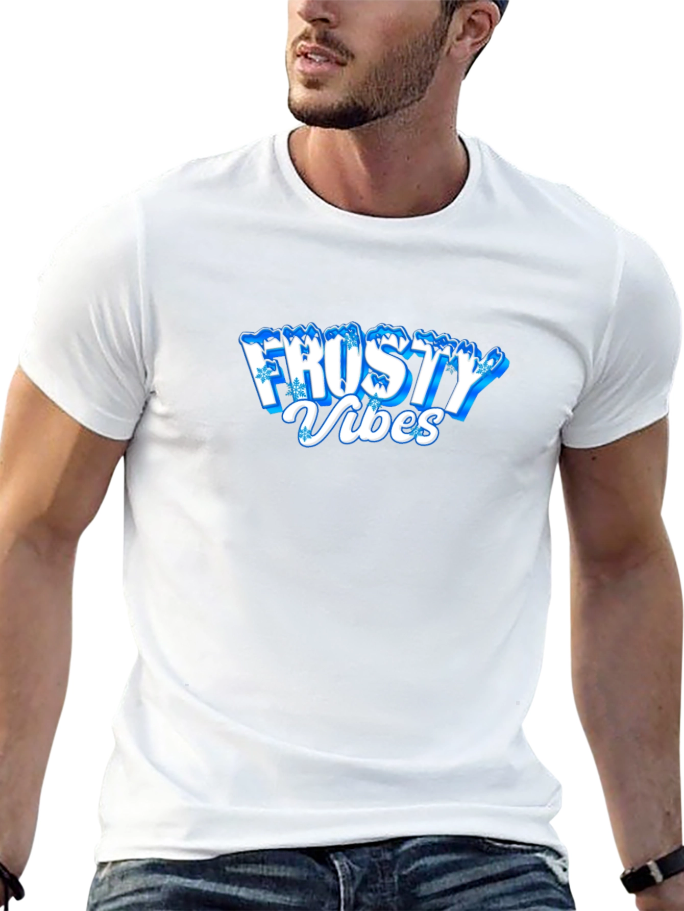 Frosty Vibes Black T-Shirt
