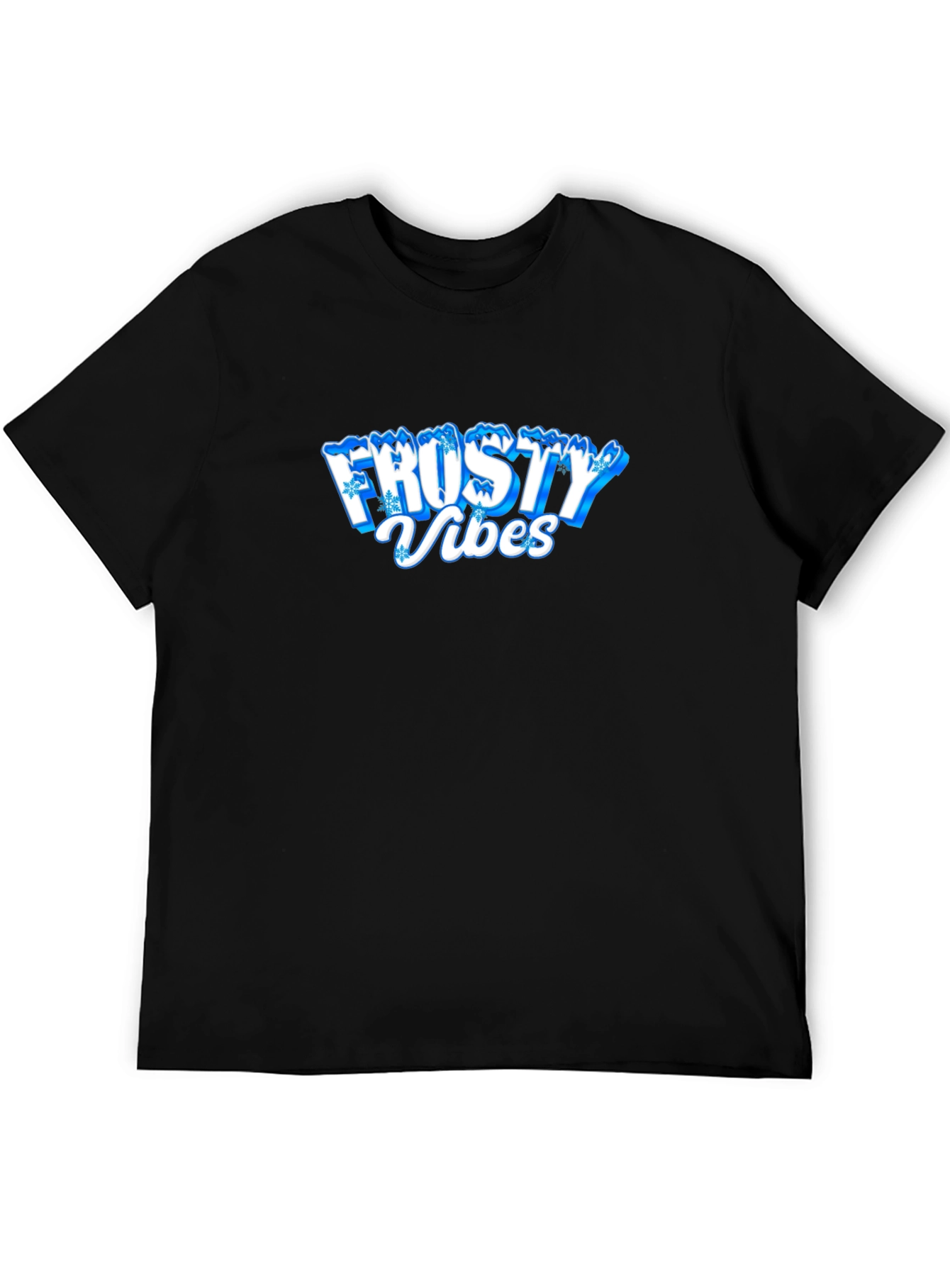 Frosty Vibes Black T-Shirt