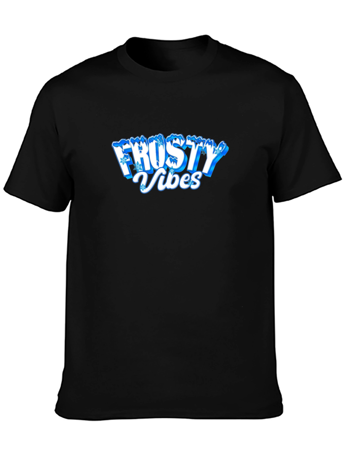 Frosty Vibes Black T-Shirt
