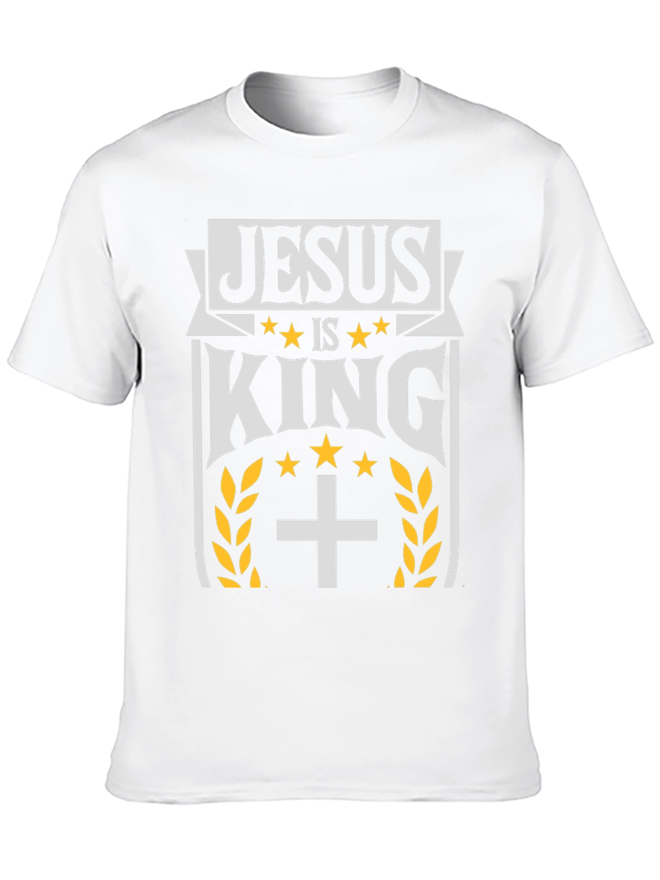 Jesus is King Graphic Print Tee