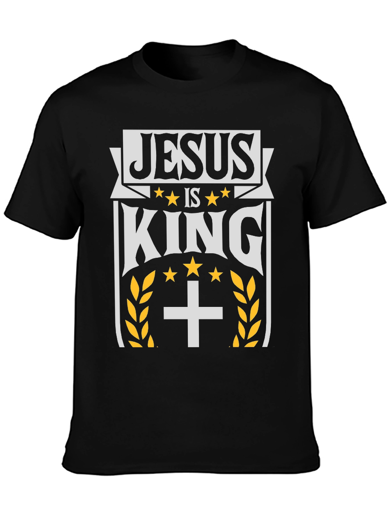 Jesus is King Graphic Print Tee