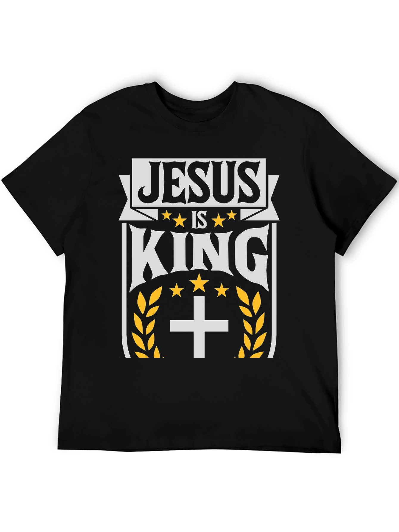 Jesus is King Graphic Print Tee