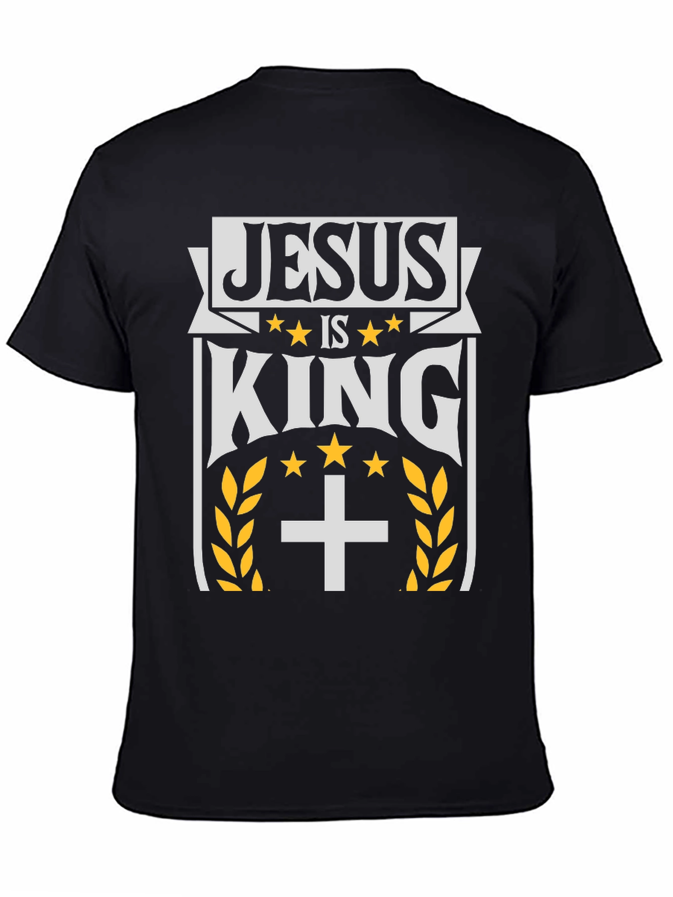 Jesus is King Graphic Print Tee