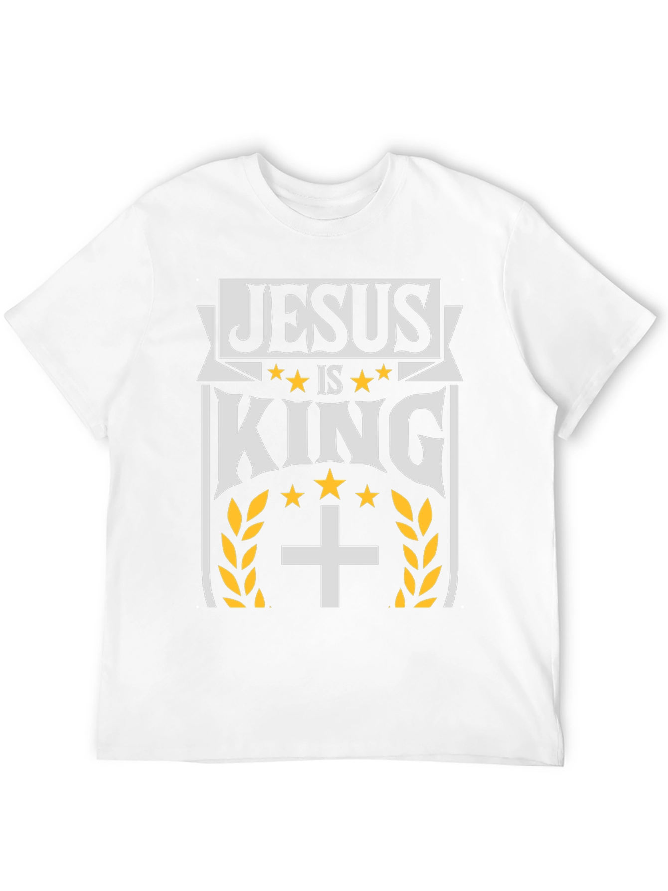 Jesus is King Graphic Print Tee