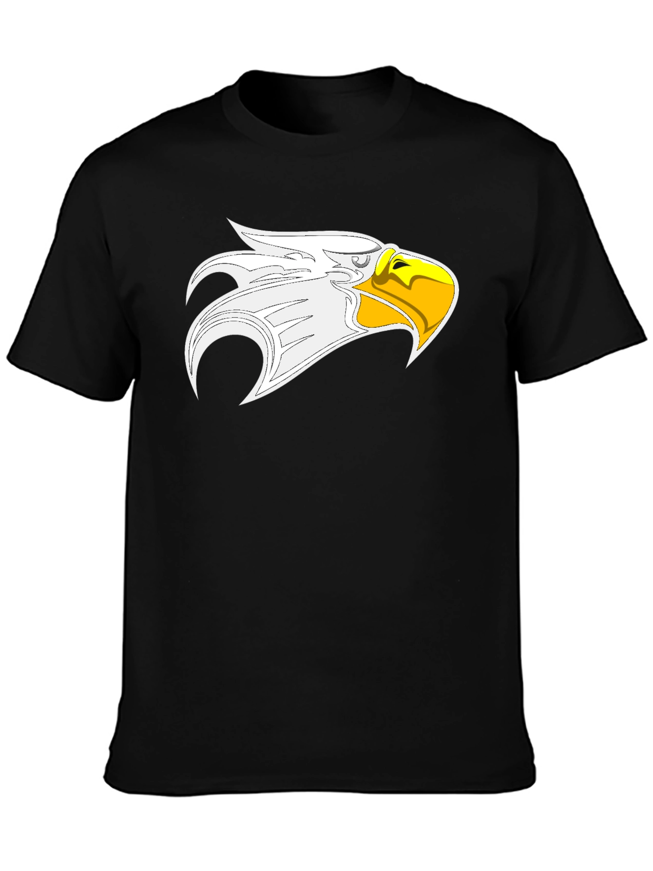 Bold Eagle Graphic Black T-Shirt