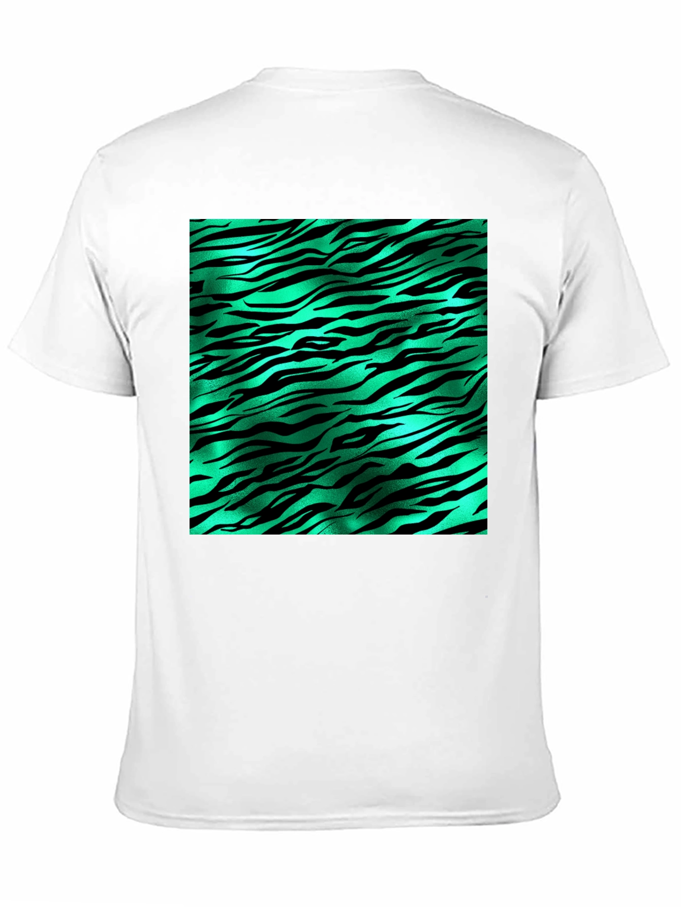 Zebra Stripe Print T-Shirt