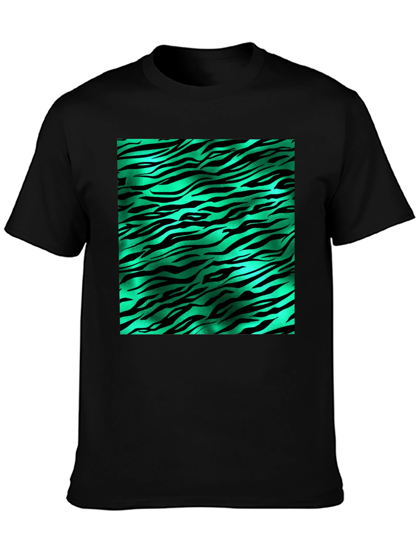 Zebra Stripe Print T-Shirt