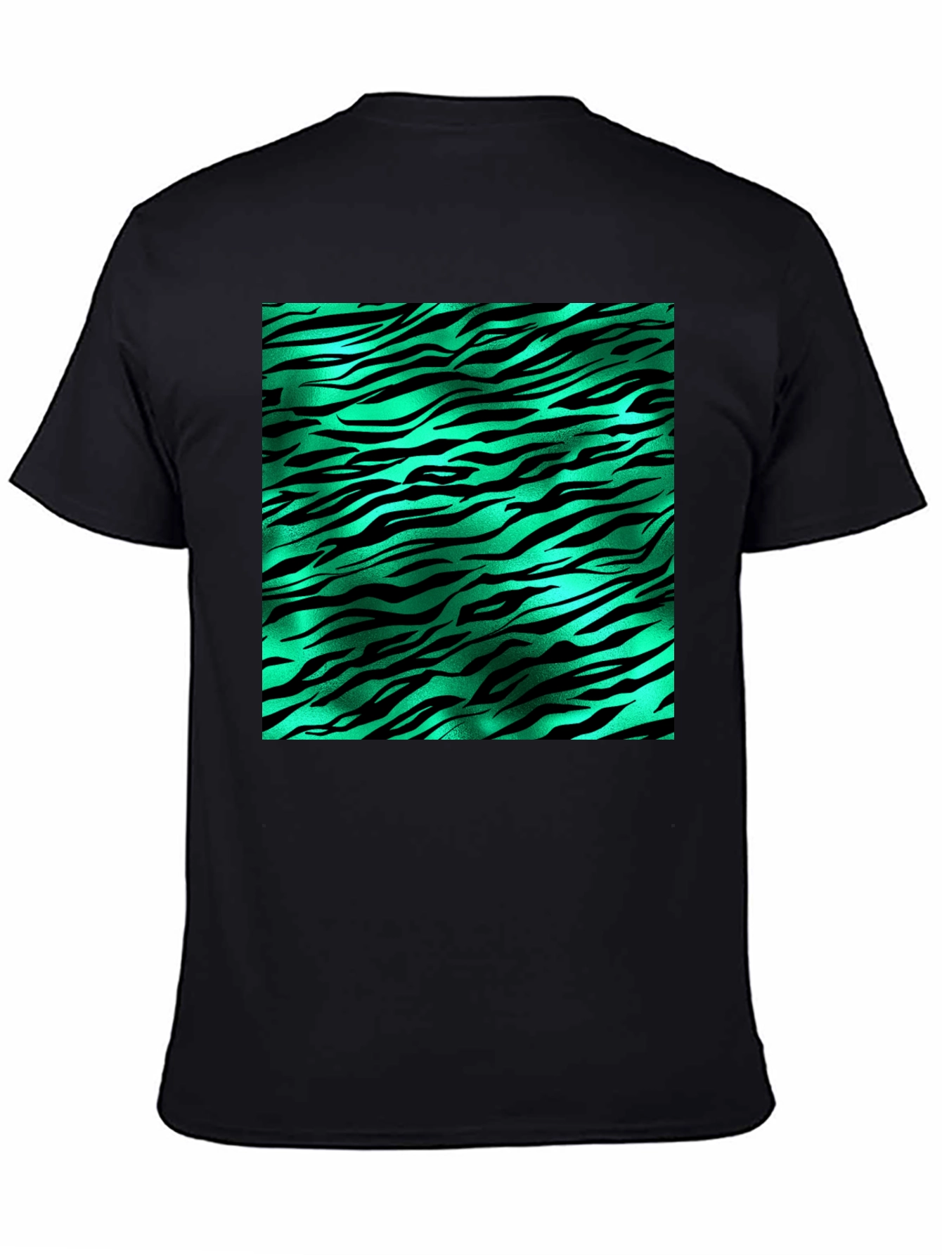 Zebra Stripe Print T-Shirt