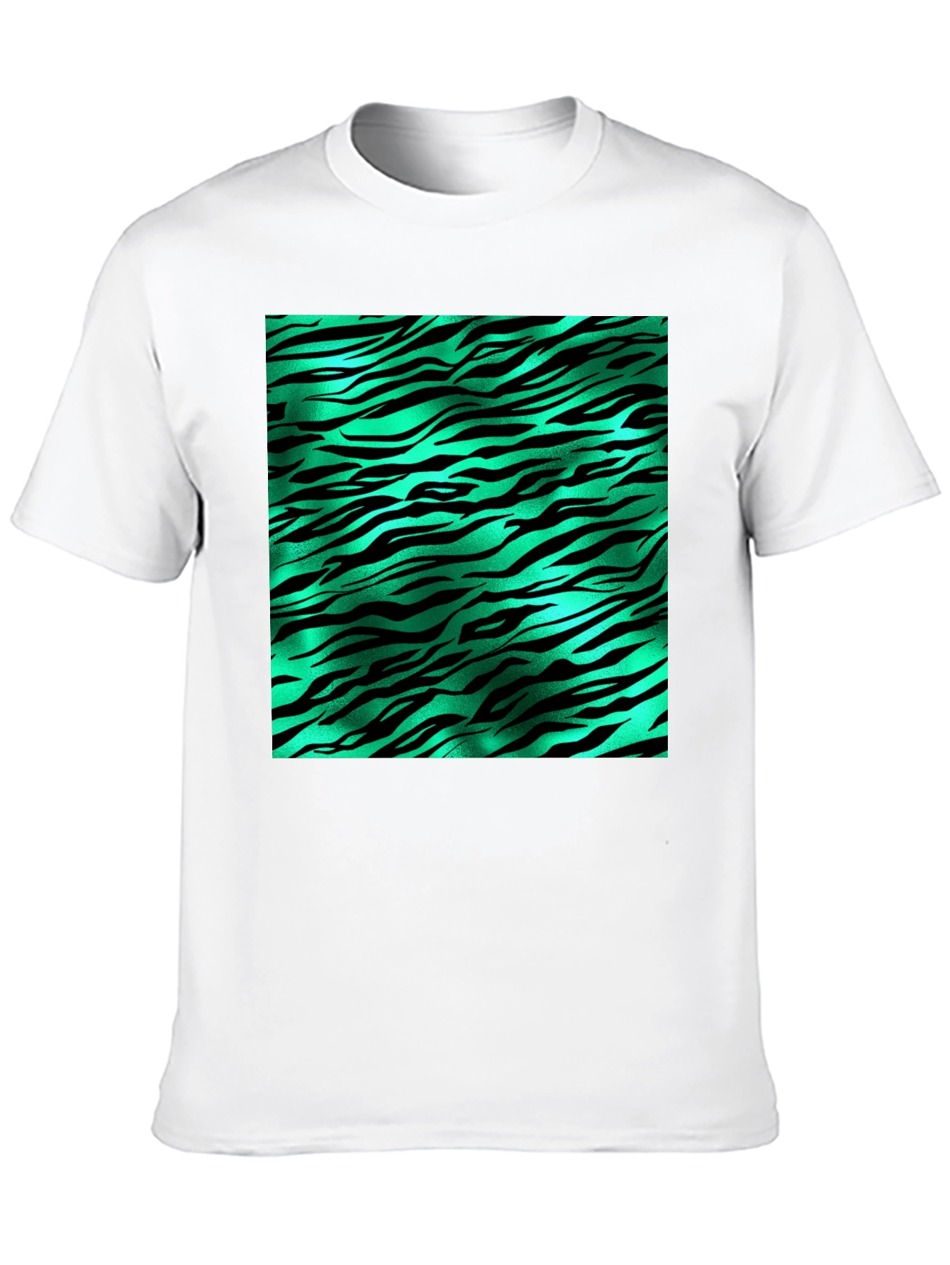 Zebra Stripe Print T-Shirt